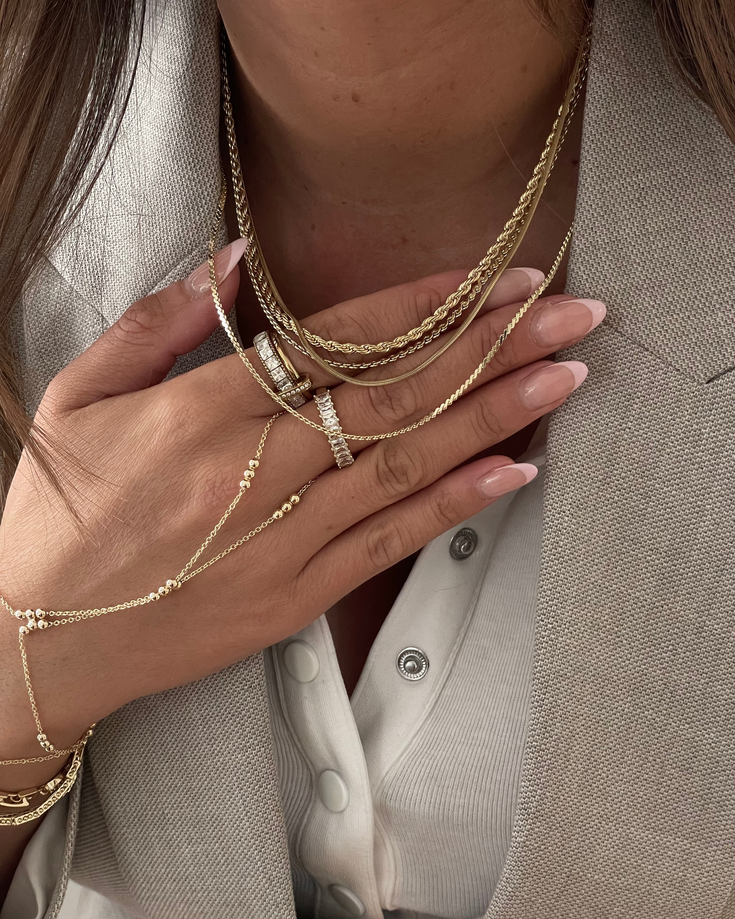 Kette VIP Snake Tiny -14K vergoldet