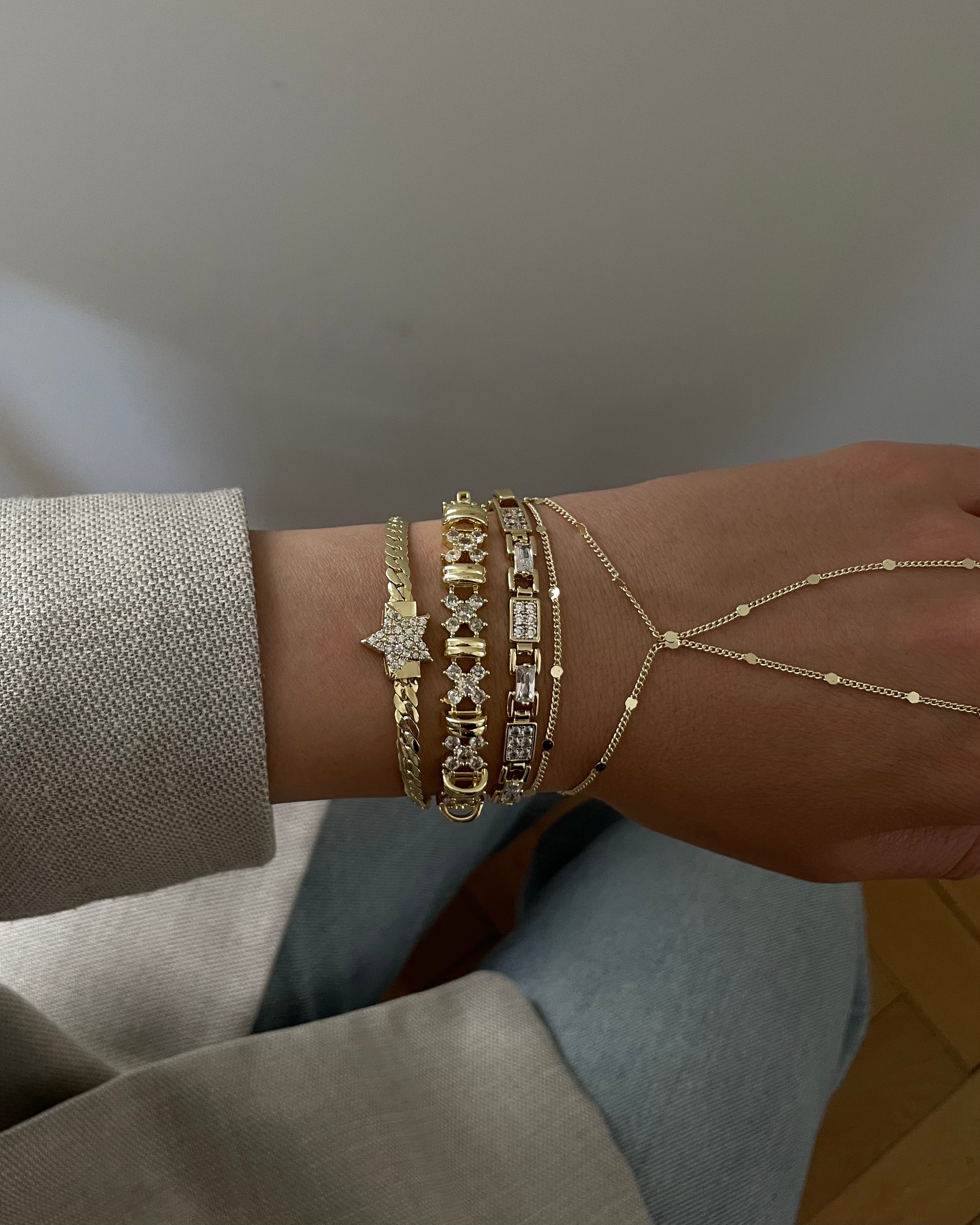 Armband VIP Chain Star -14K vergoldet