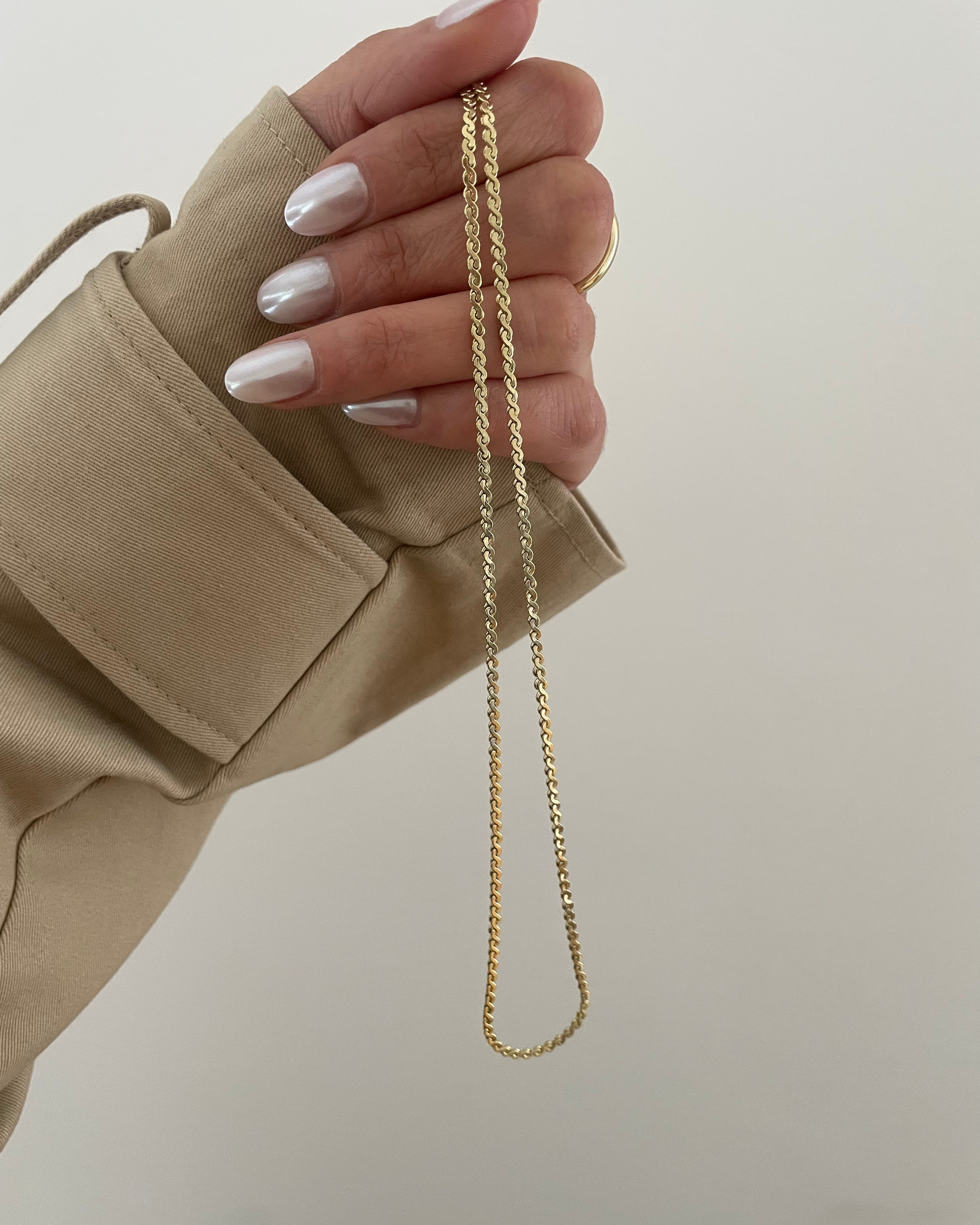 Kette VIP Mini Gurmet -14K vergoldet