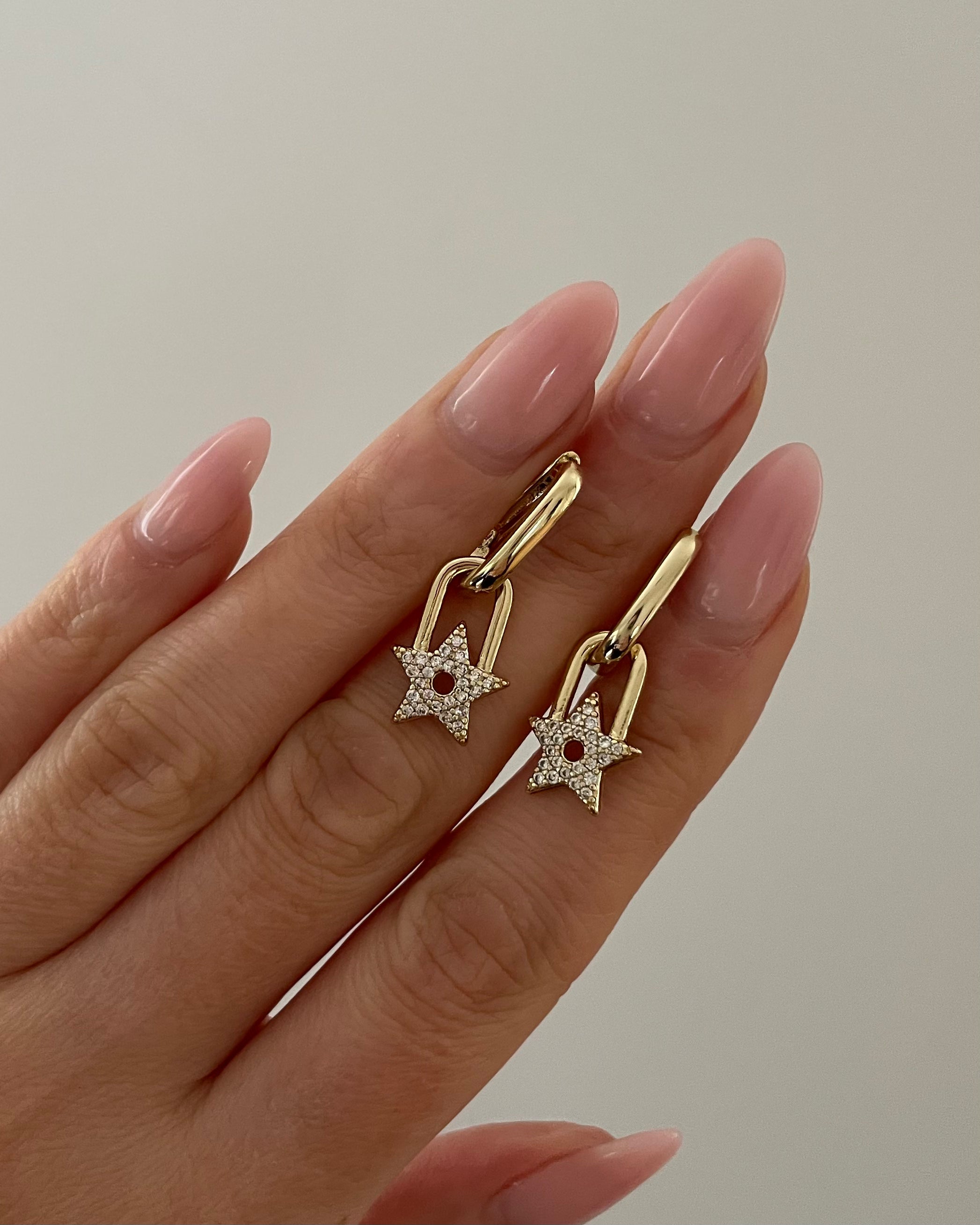 Ohrringe VIP Star -14K vergoldet