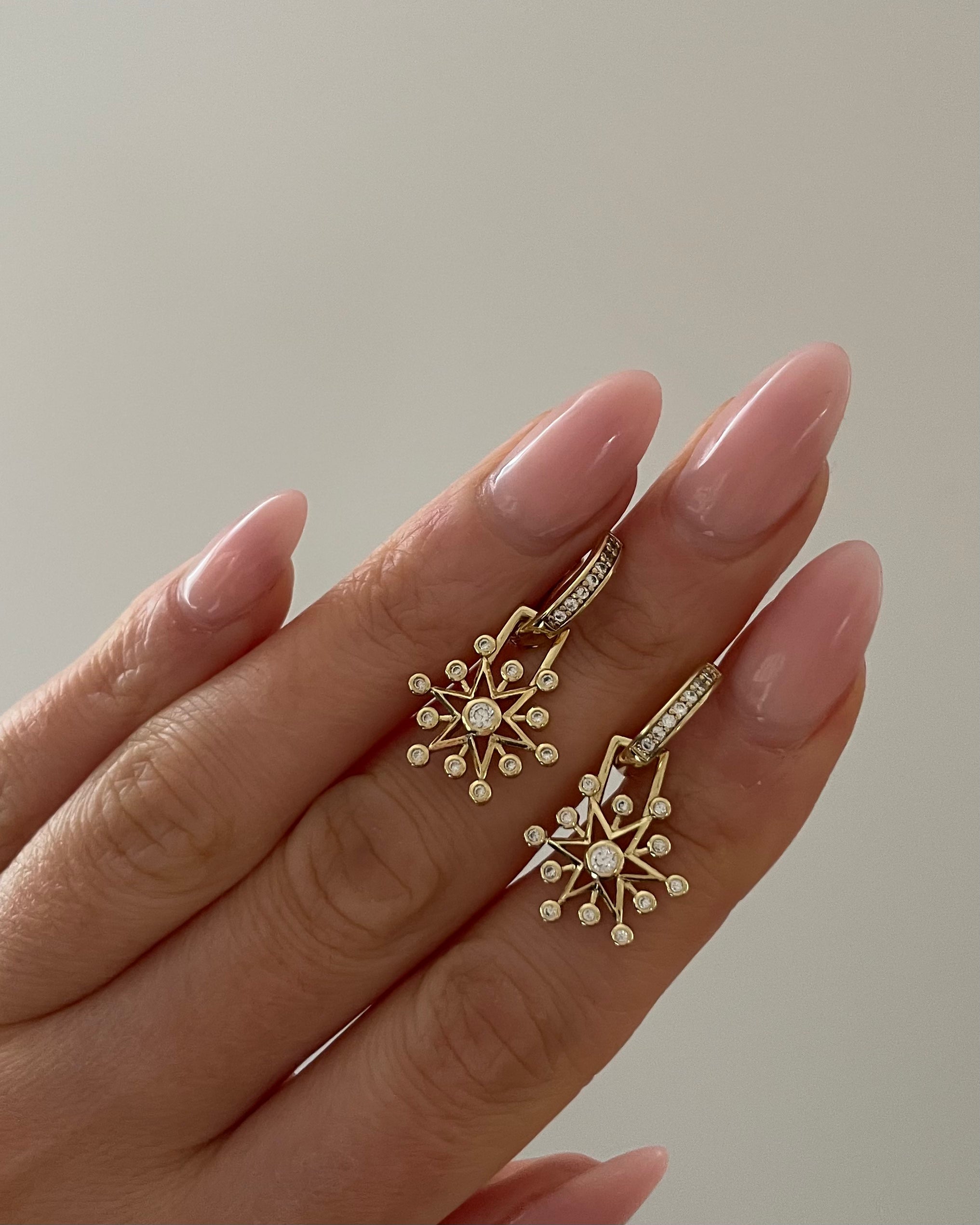 Ohrringe VIP Flower - 14K vergoldet