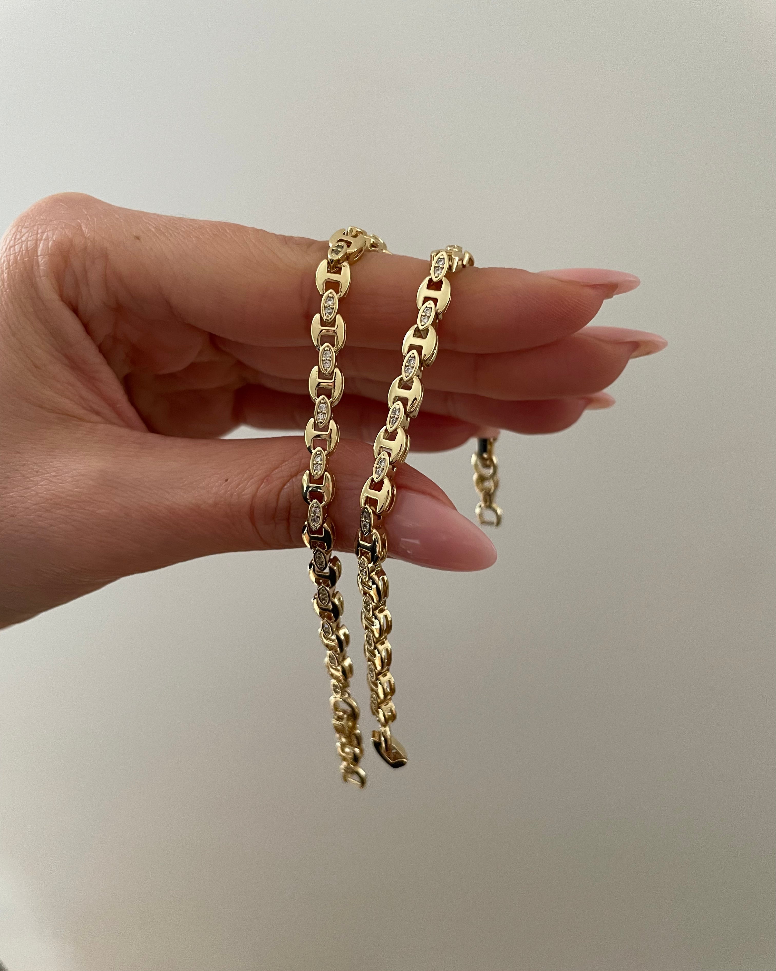 Armband VIP Fine DD Diamond - 14K vergoldet