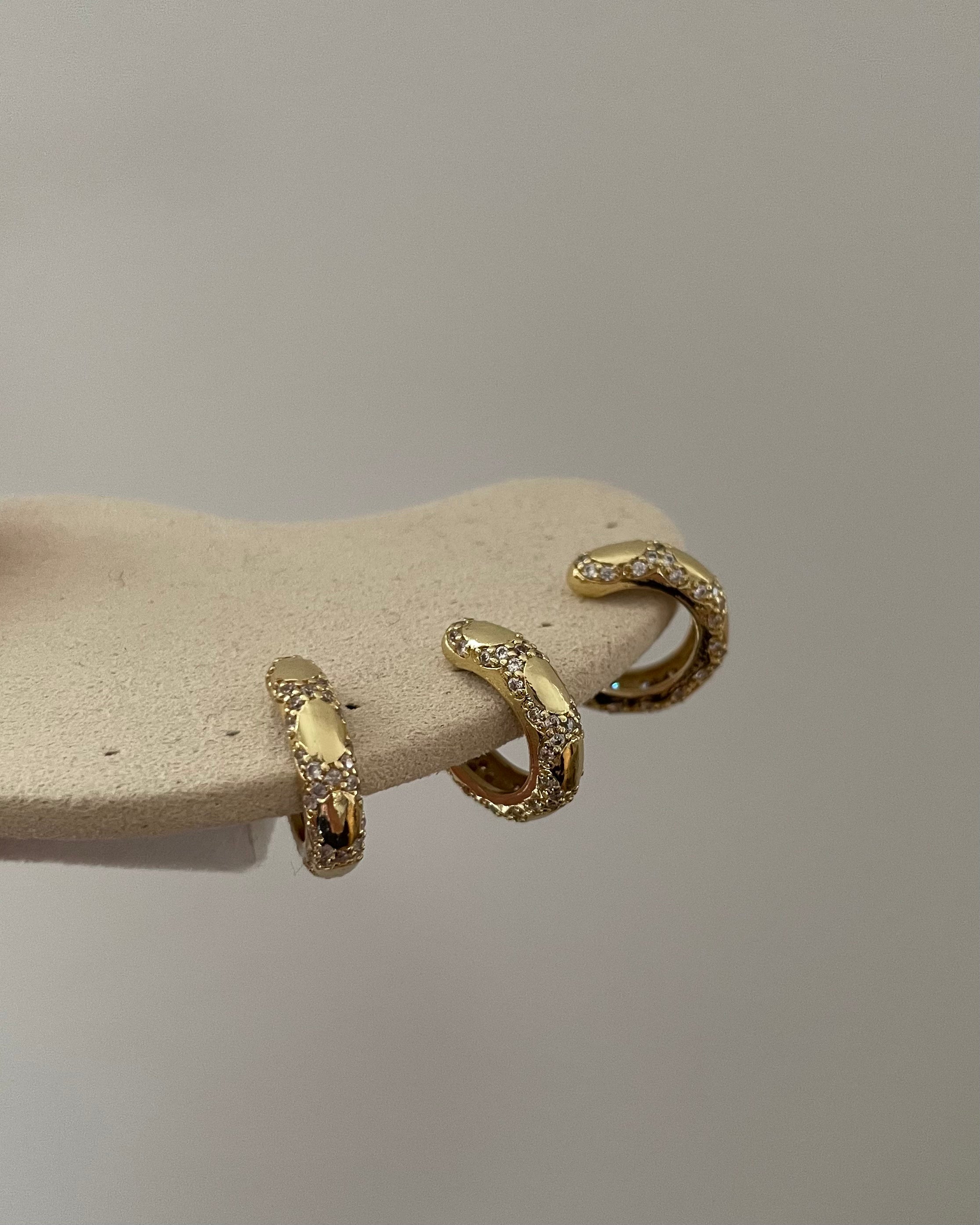 Earcuff Luxe Chic -14K vergoldet