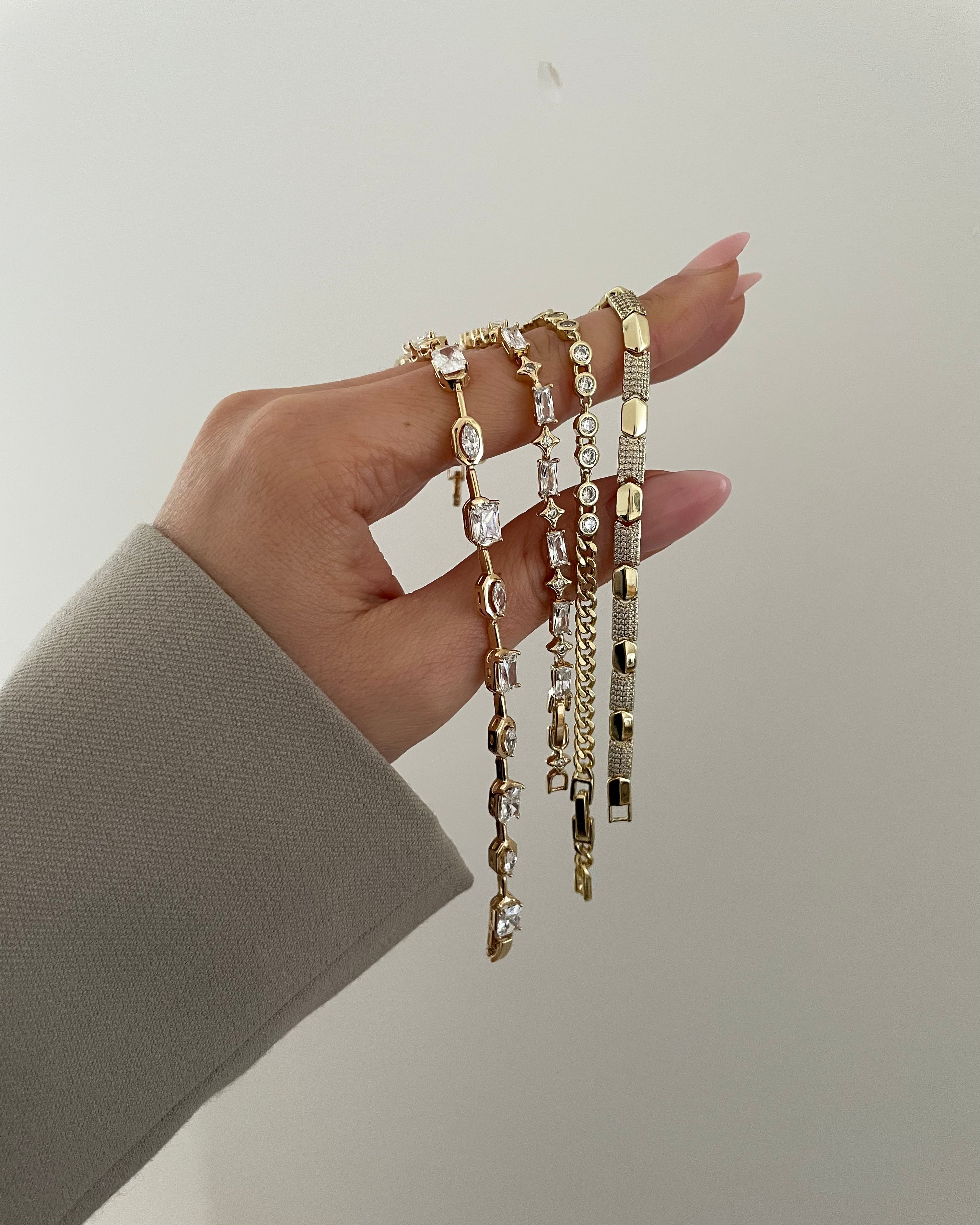 Armband VIP Chain Dots -14K vergoldet