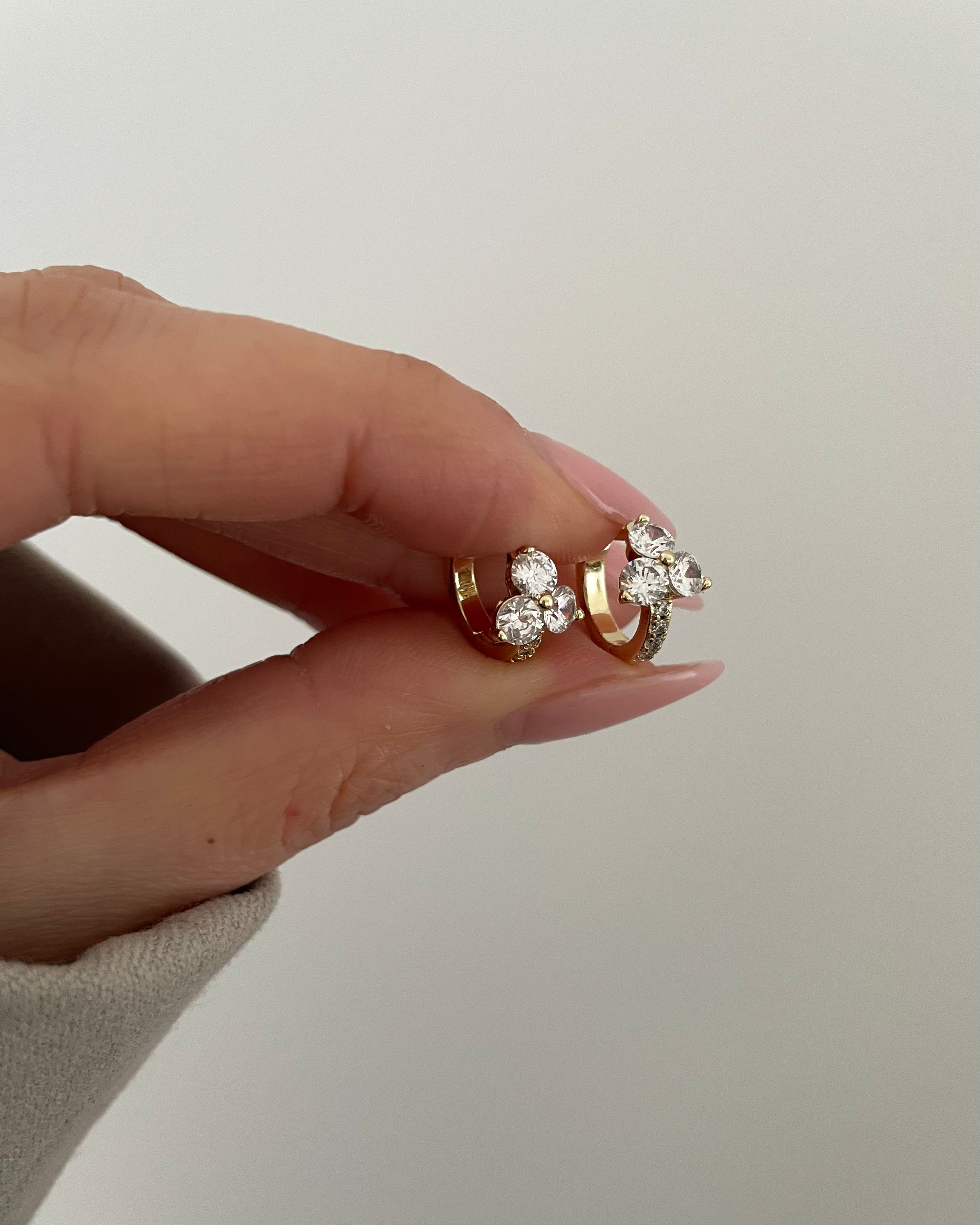 Creolen VIP Glimmering -14K vergoldet