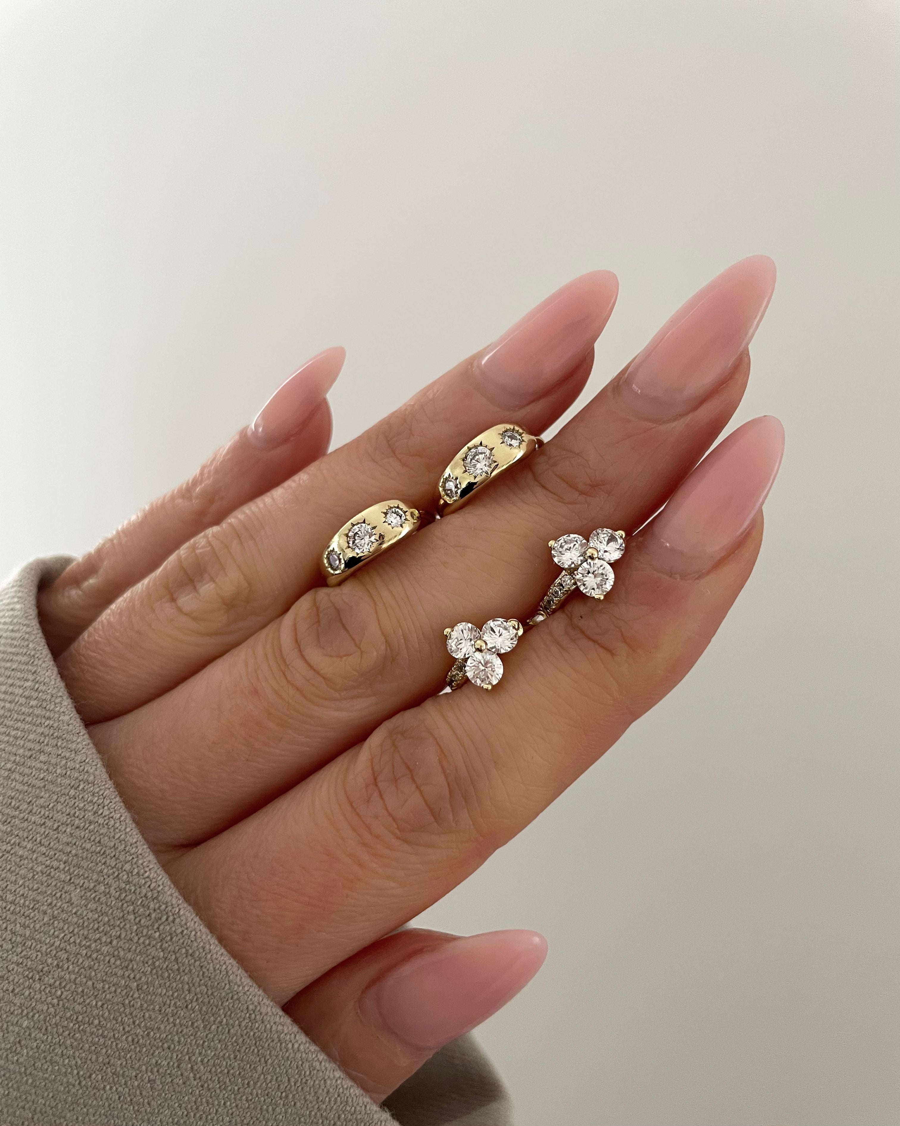 Creolen VIP Diamond Shine -14K vergoldet