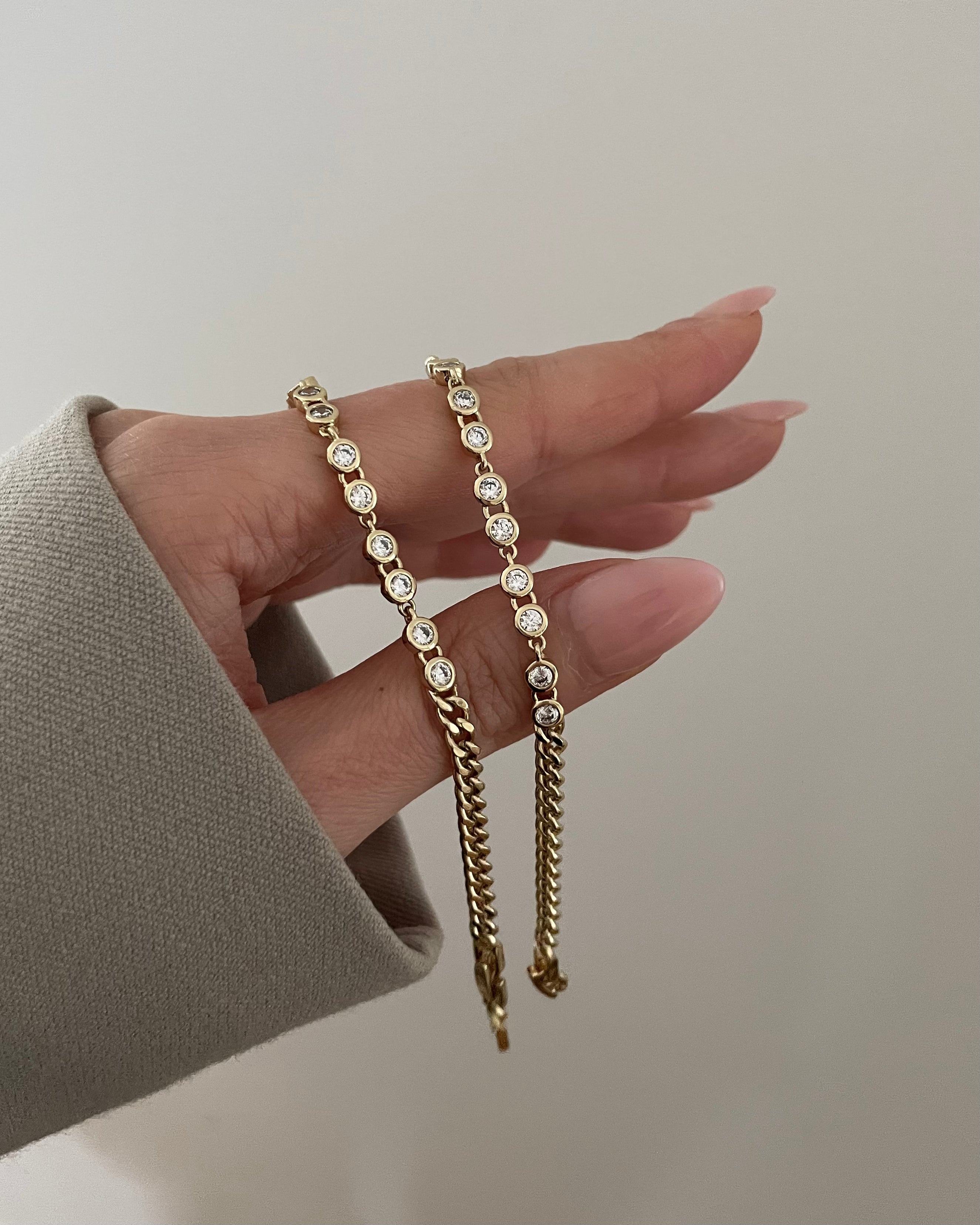 Armband VIP Chain Dots -14K vergoldet