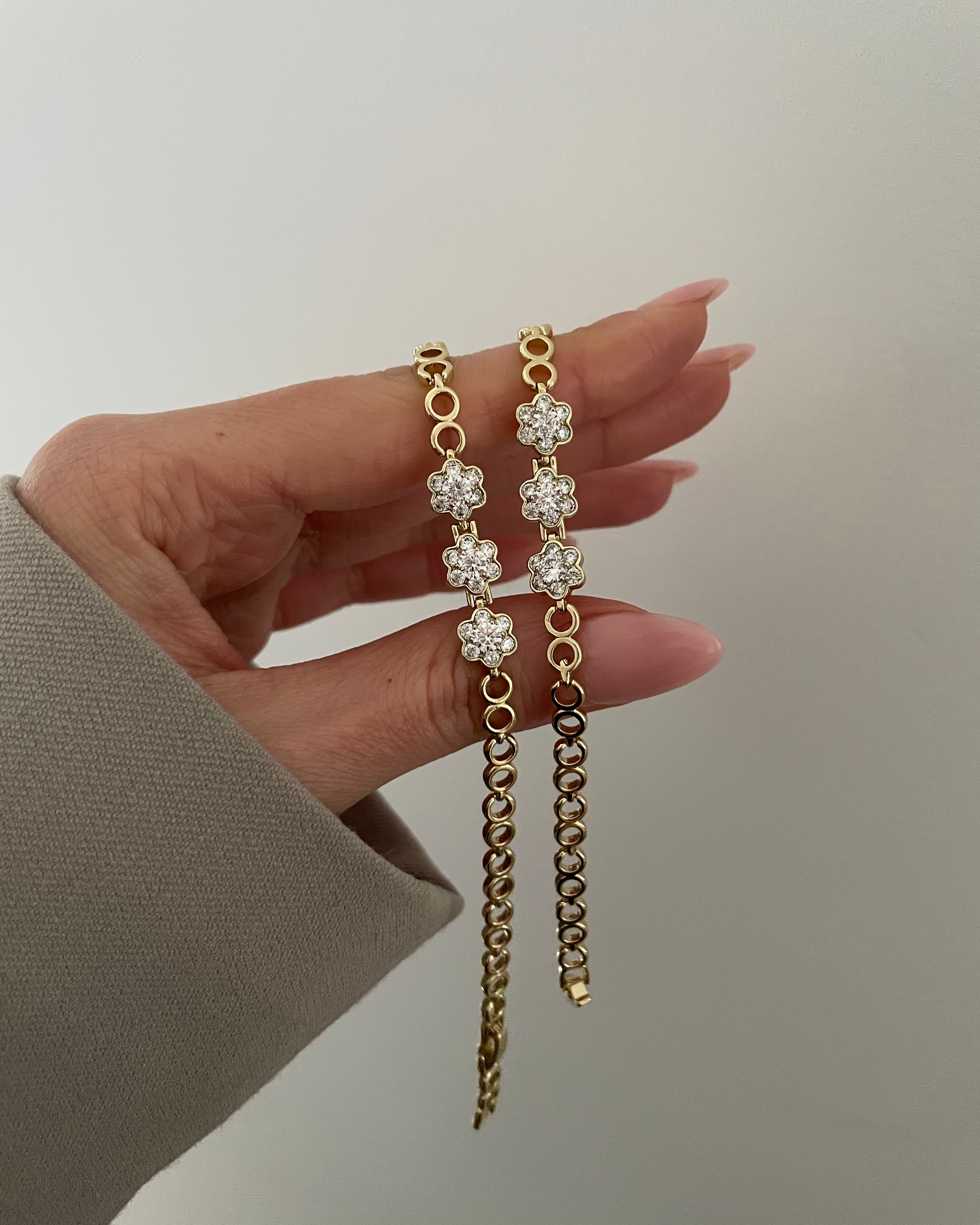 Armband VIP Chain Flower - 14K vergoldet