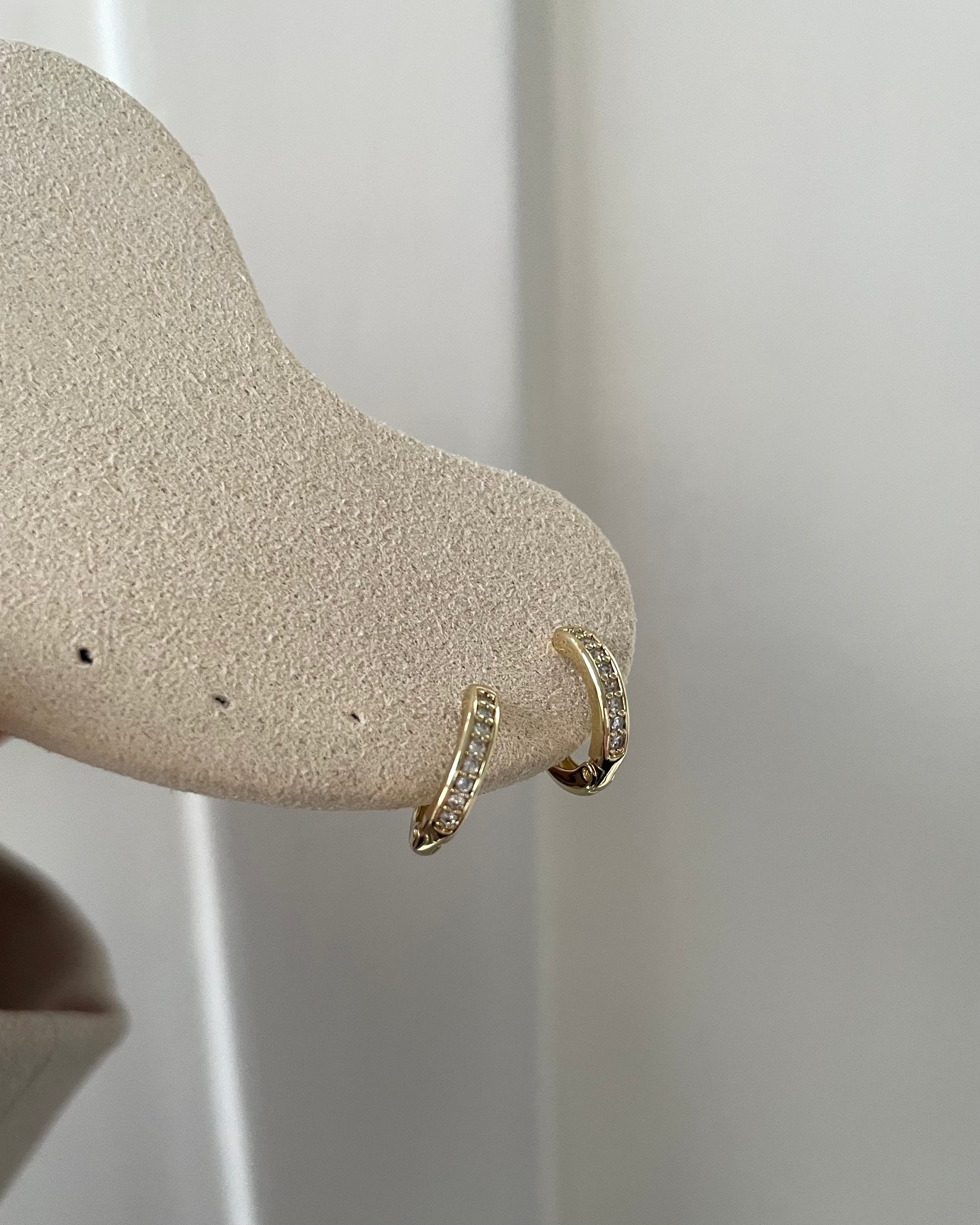 Creolen VIP Little Shine - 14K vergoldet