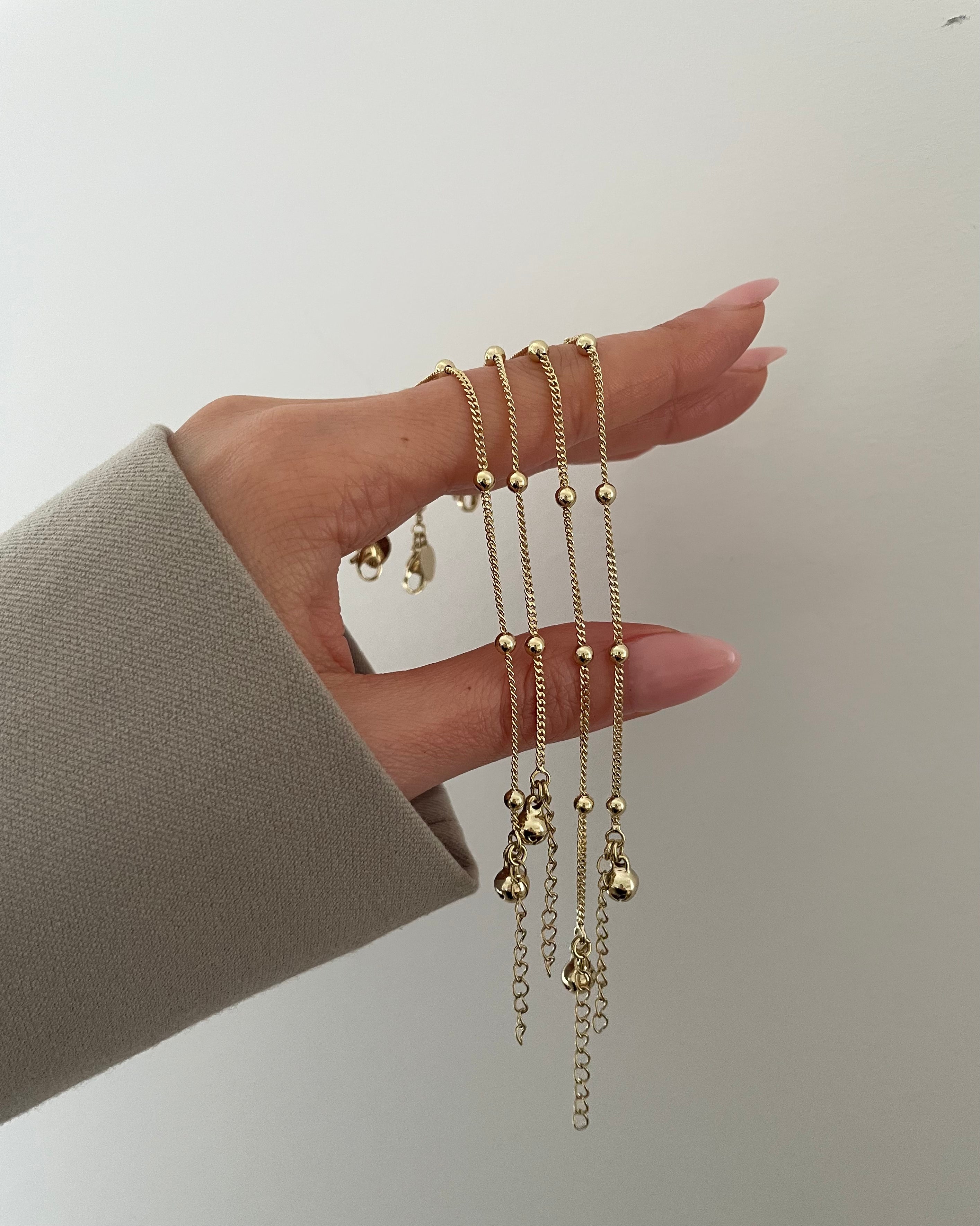 Armband VIP Fine Dots -14K vergoldet