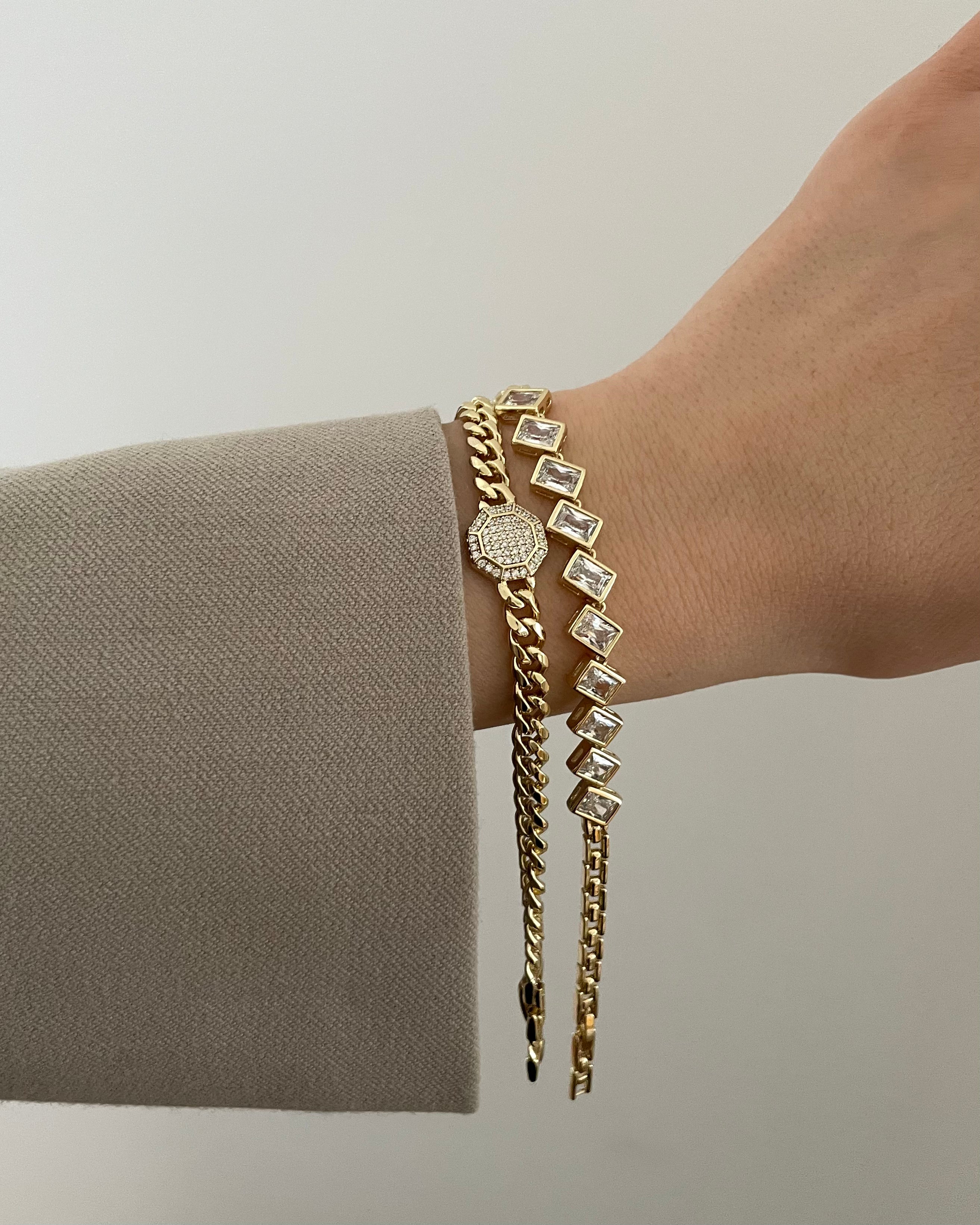 Armband VIP Chain Vintage -14K vergoldet