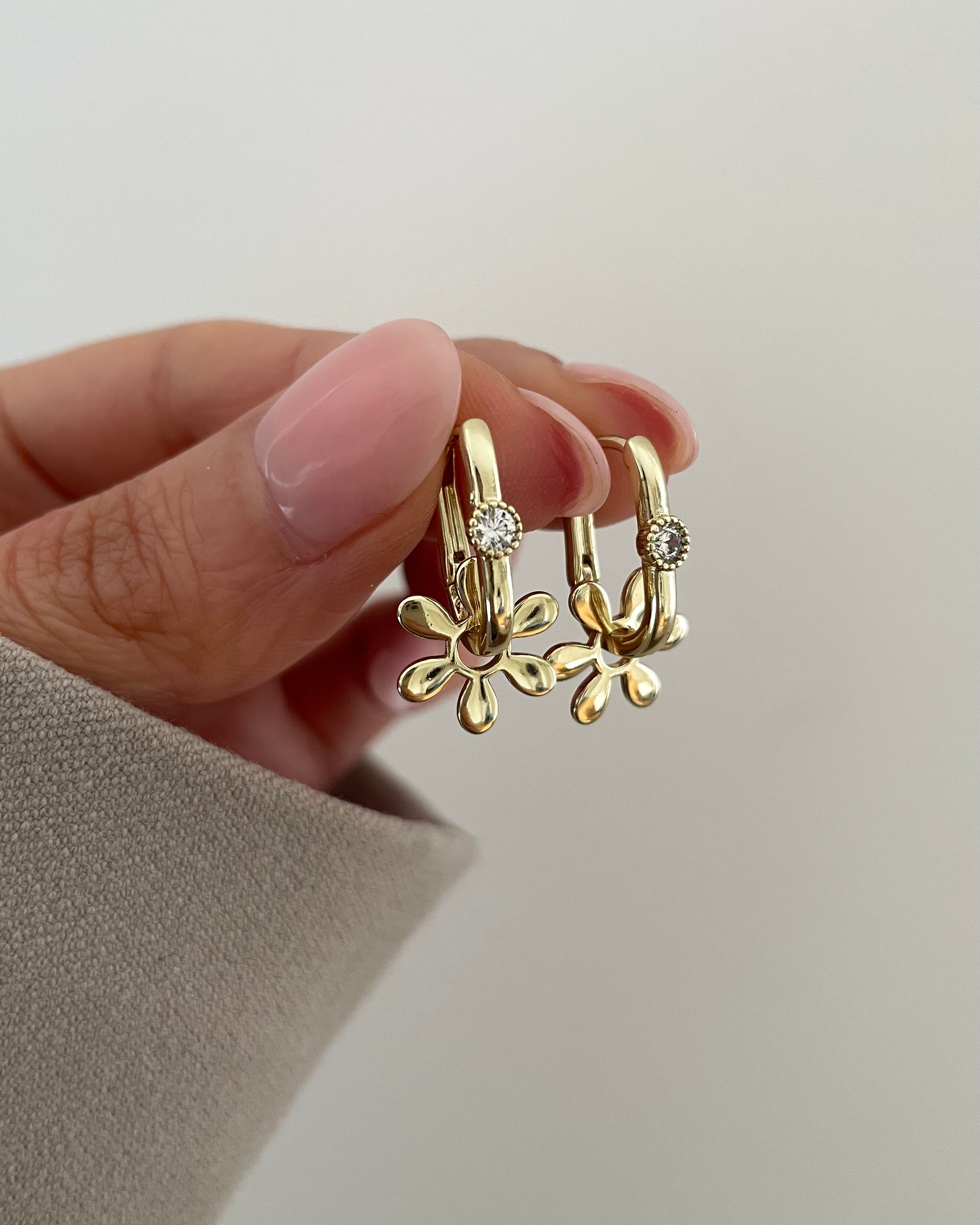 Ohrringe VIP Pırpır Daisy -14K vergoldet