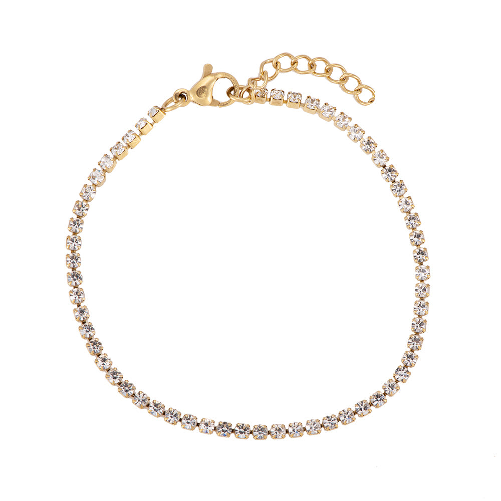 Armband Tennis 2mm Gold