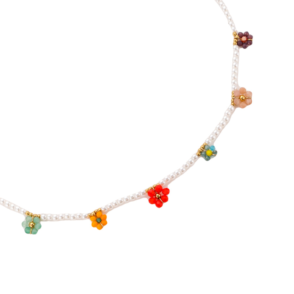 Kette Rainbow Flower