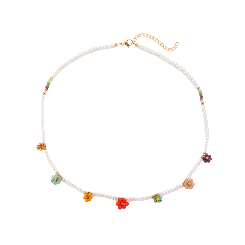 Kette Rainbow Flower