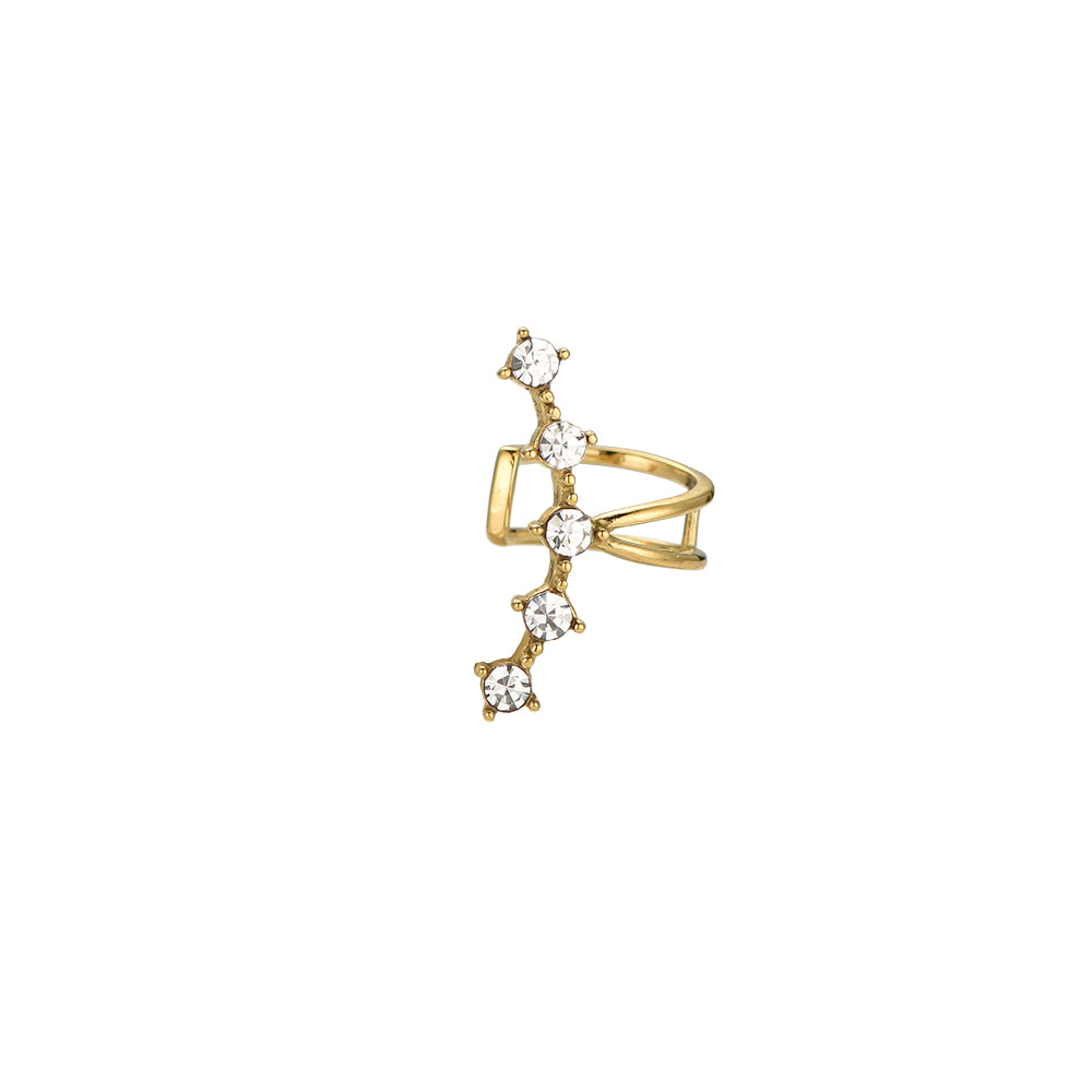 Earcuff Diamonds Gold