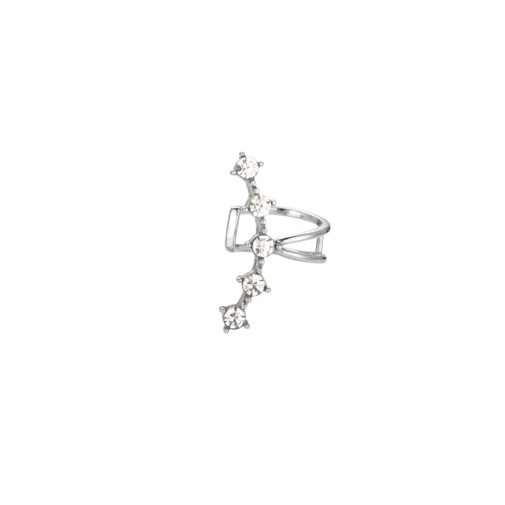 Earcuff Diamonds Silber