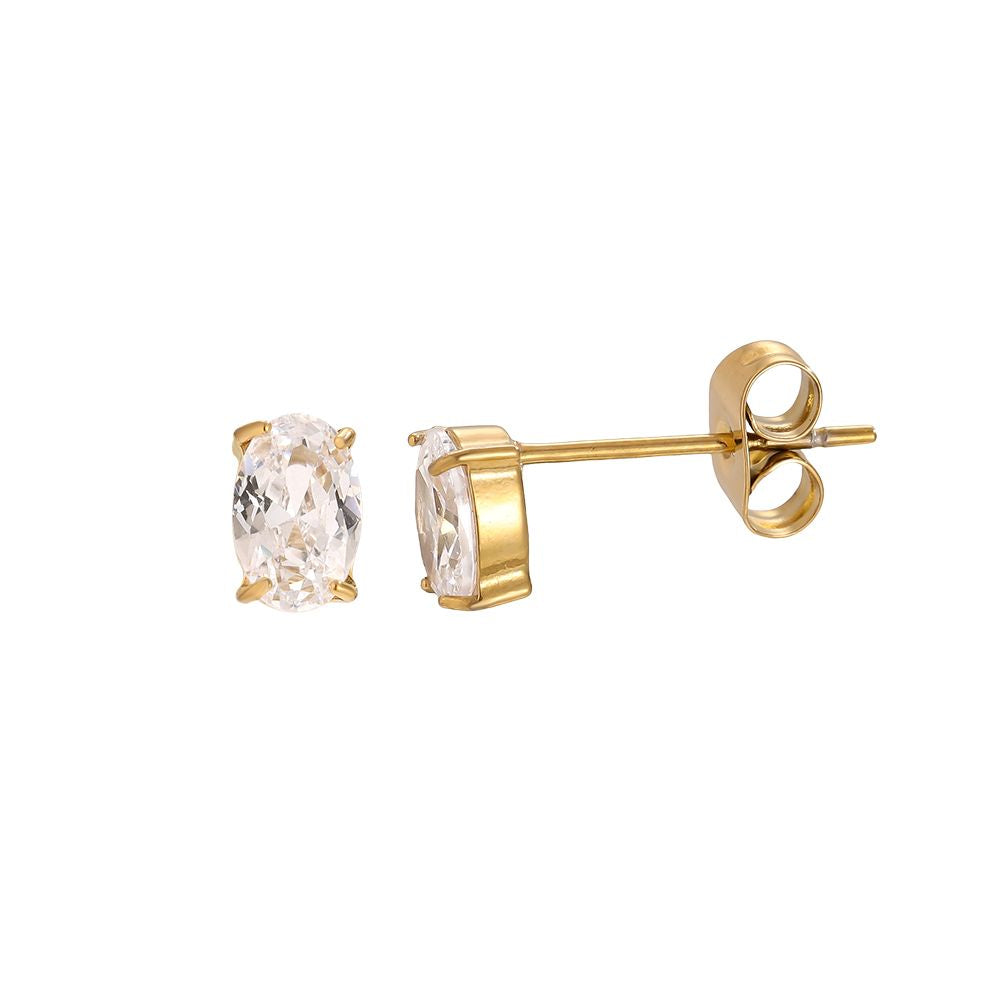 Ohrstecker Oval Diamond