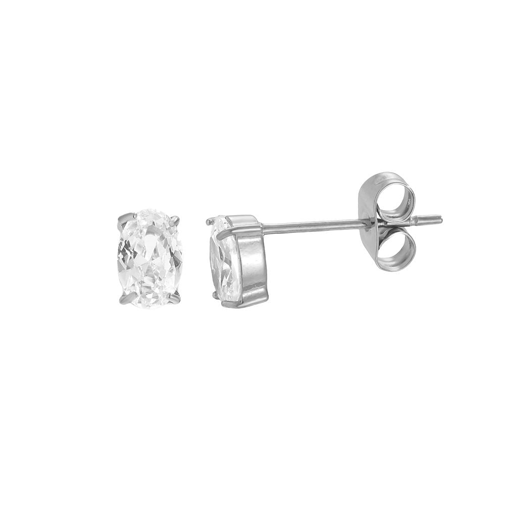 Ohrstecker Oval Diamond