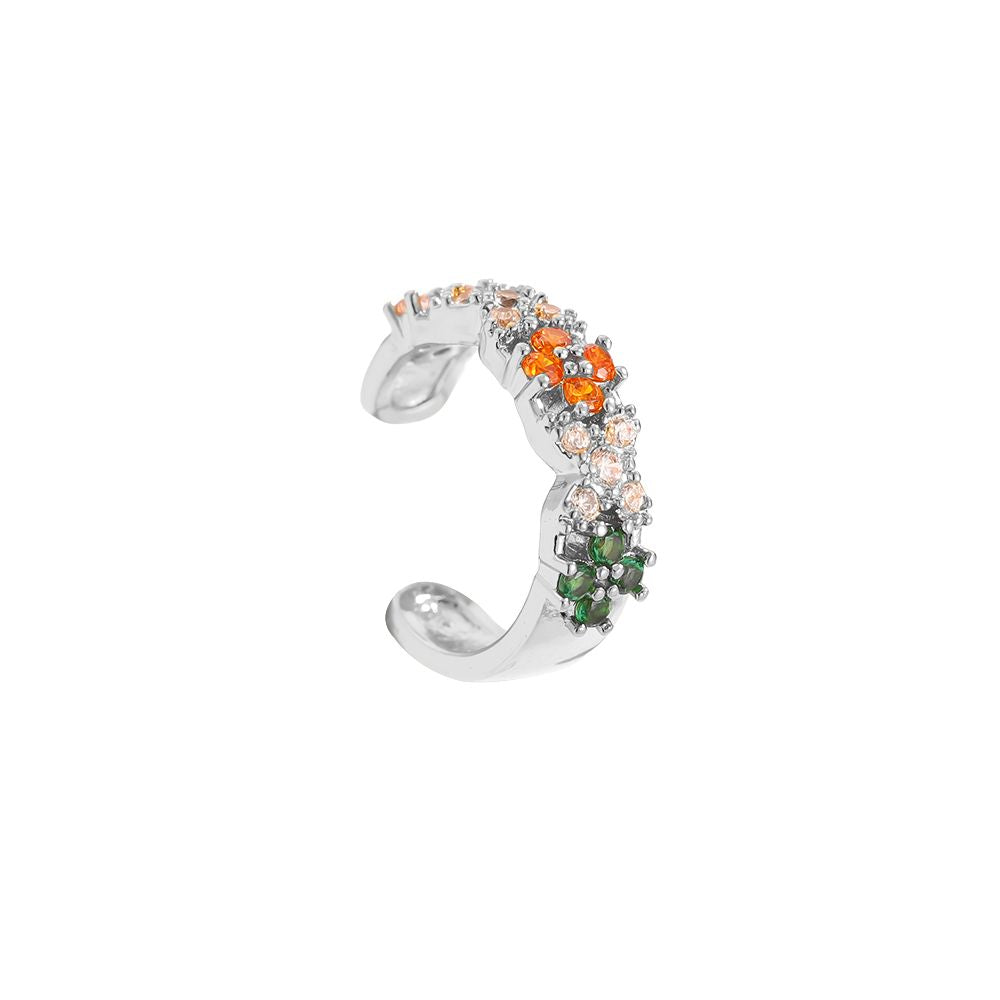 Earcuff Multicolor -14K vergoldet