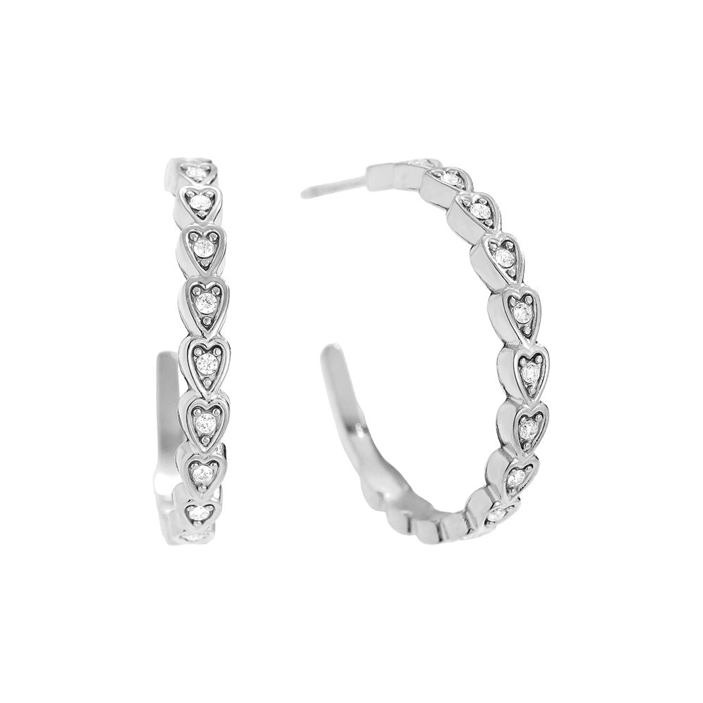 Creolen Fine Hearts -18K vergoldet