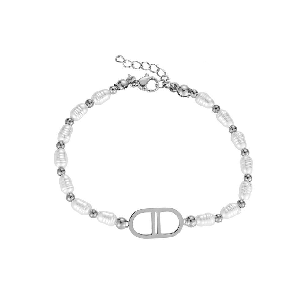 Armband Pearl DD Silber