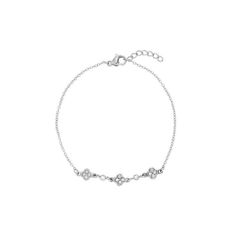 Armband Floral Silber