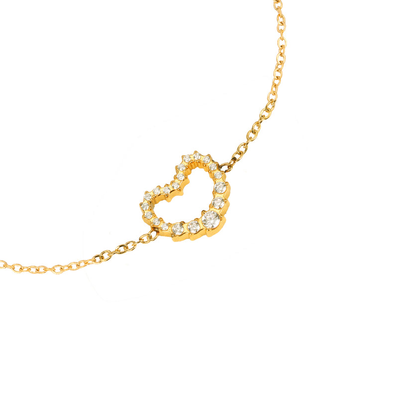 Armband Heart Shine Gold