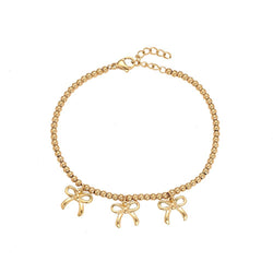 Armband Golden Charm Bow