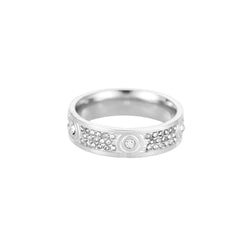 Ring Classically Shiny Silber