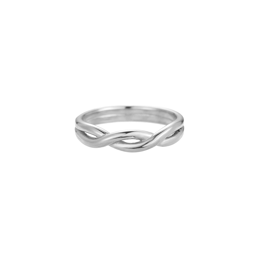 Ring Helix Silber