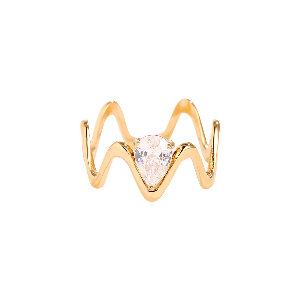 Ring Fine Waves Drop