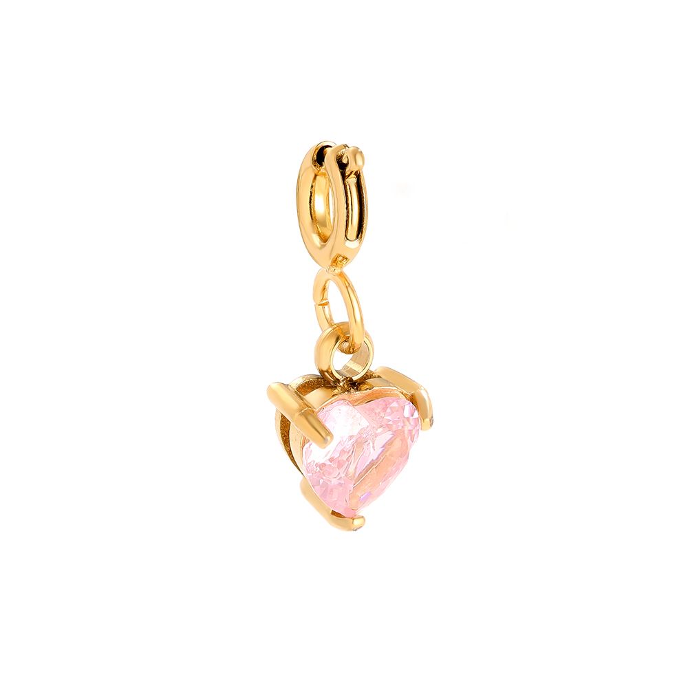 Charm Rosy Heart