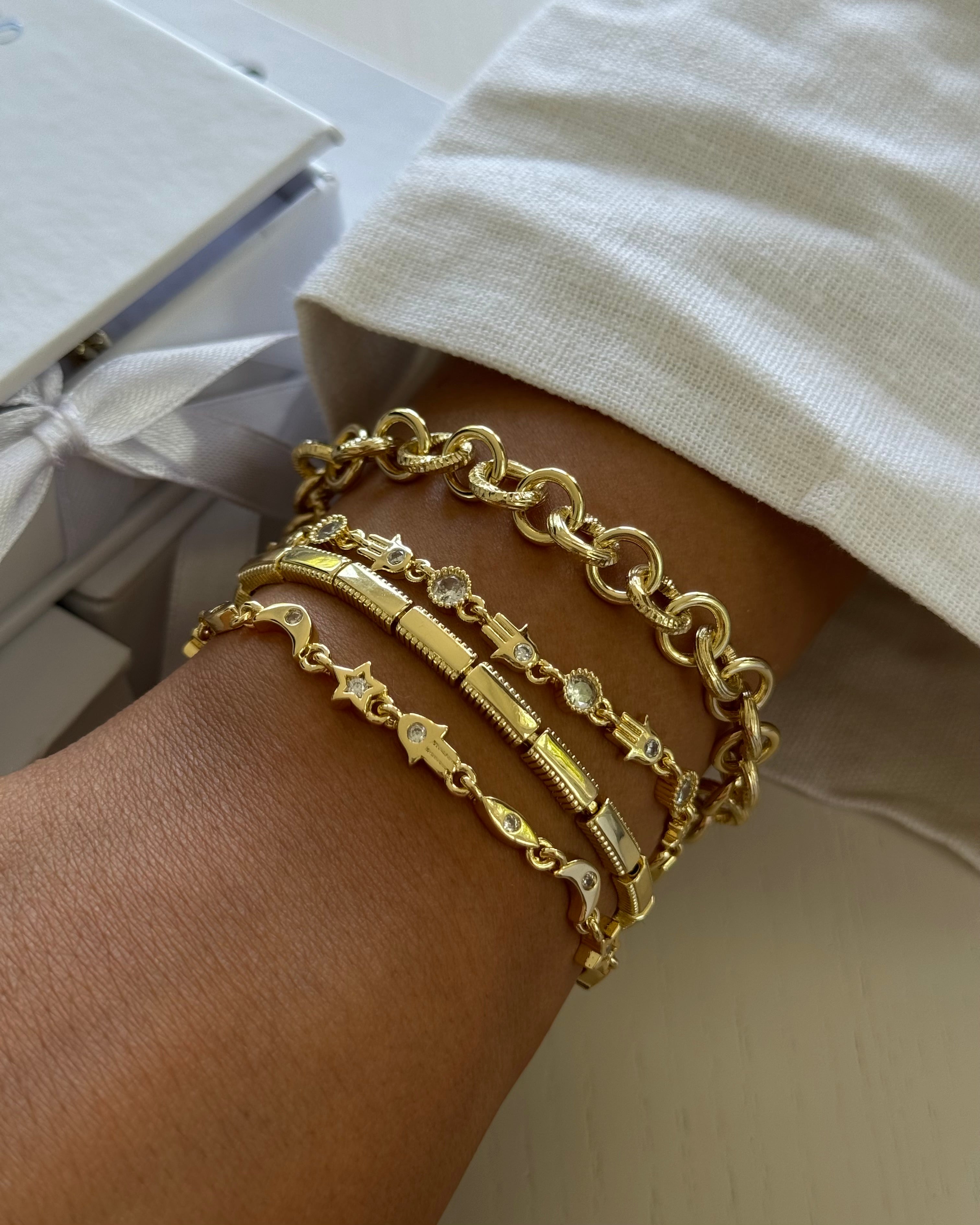 Armband VIP Cetas -14K vergoldet