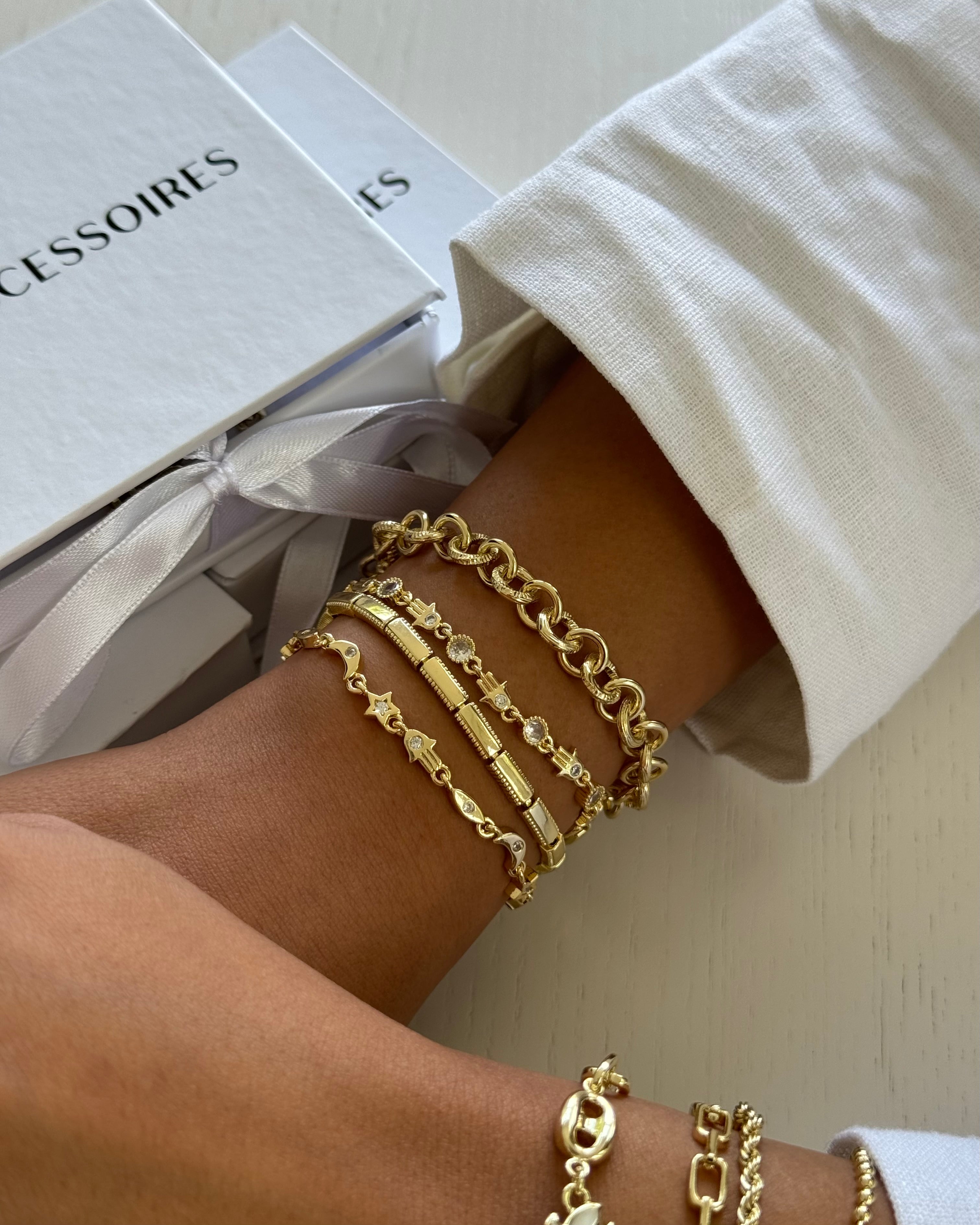 Armband VIP Cetas -14K vergoldet