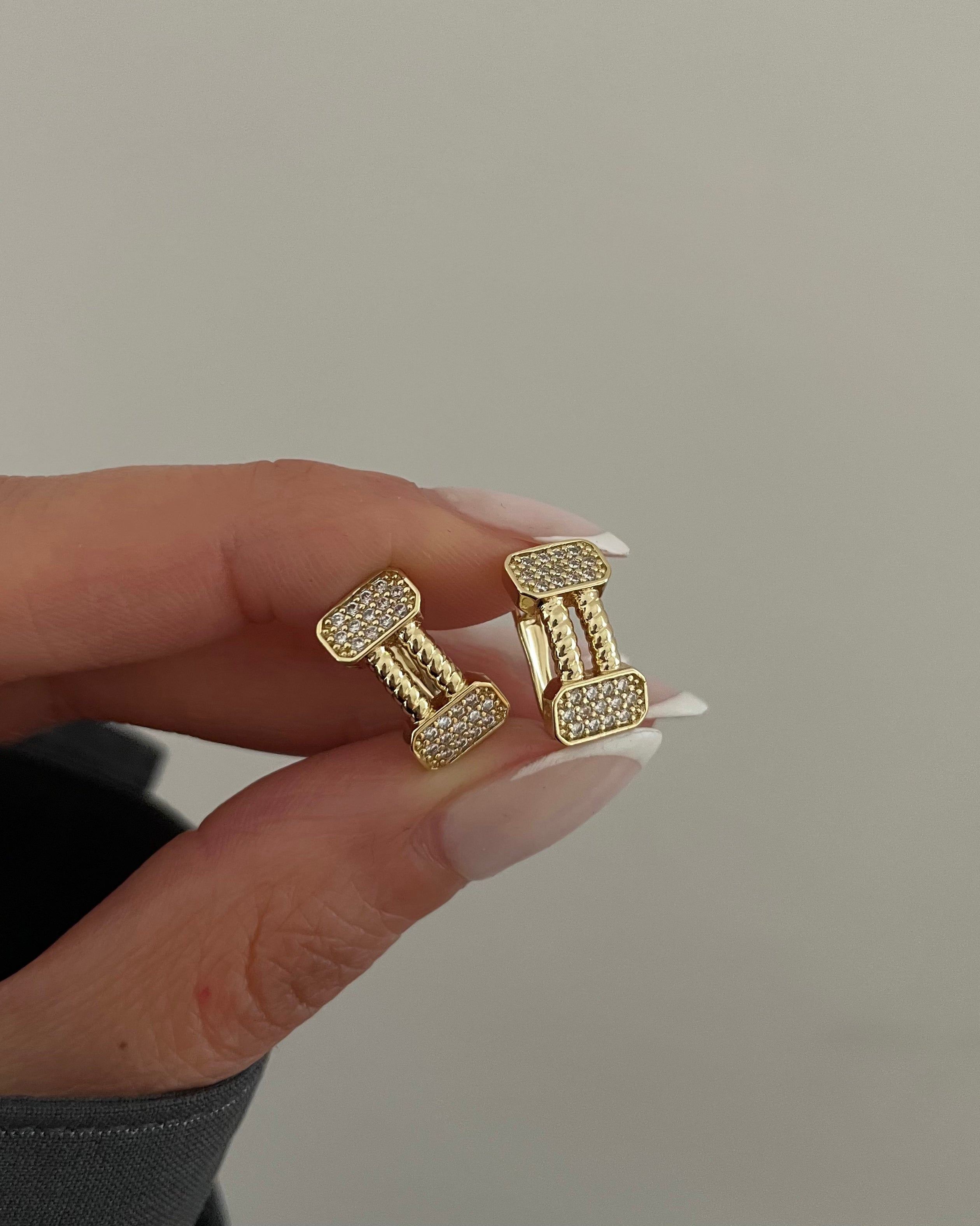 Ohrringe VIP Axis -14K vergoldet