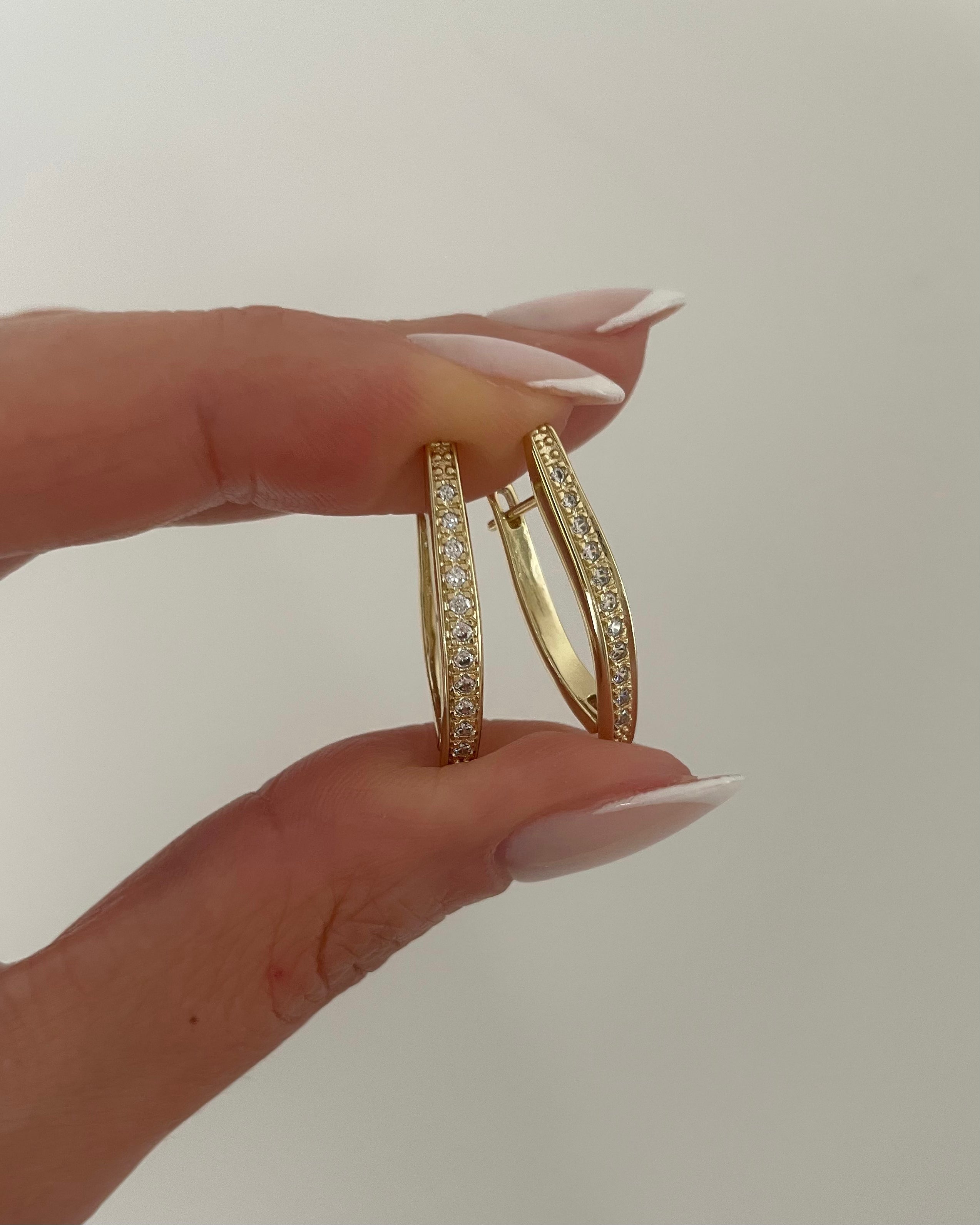 Ohrringe VIP Shimmer Edge -14K vergoldet