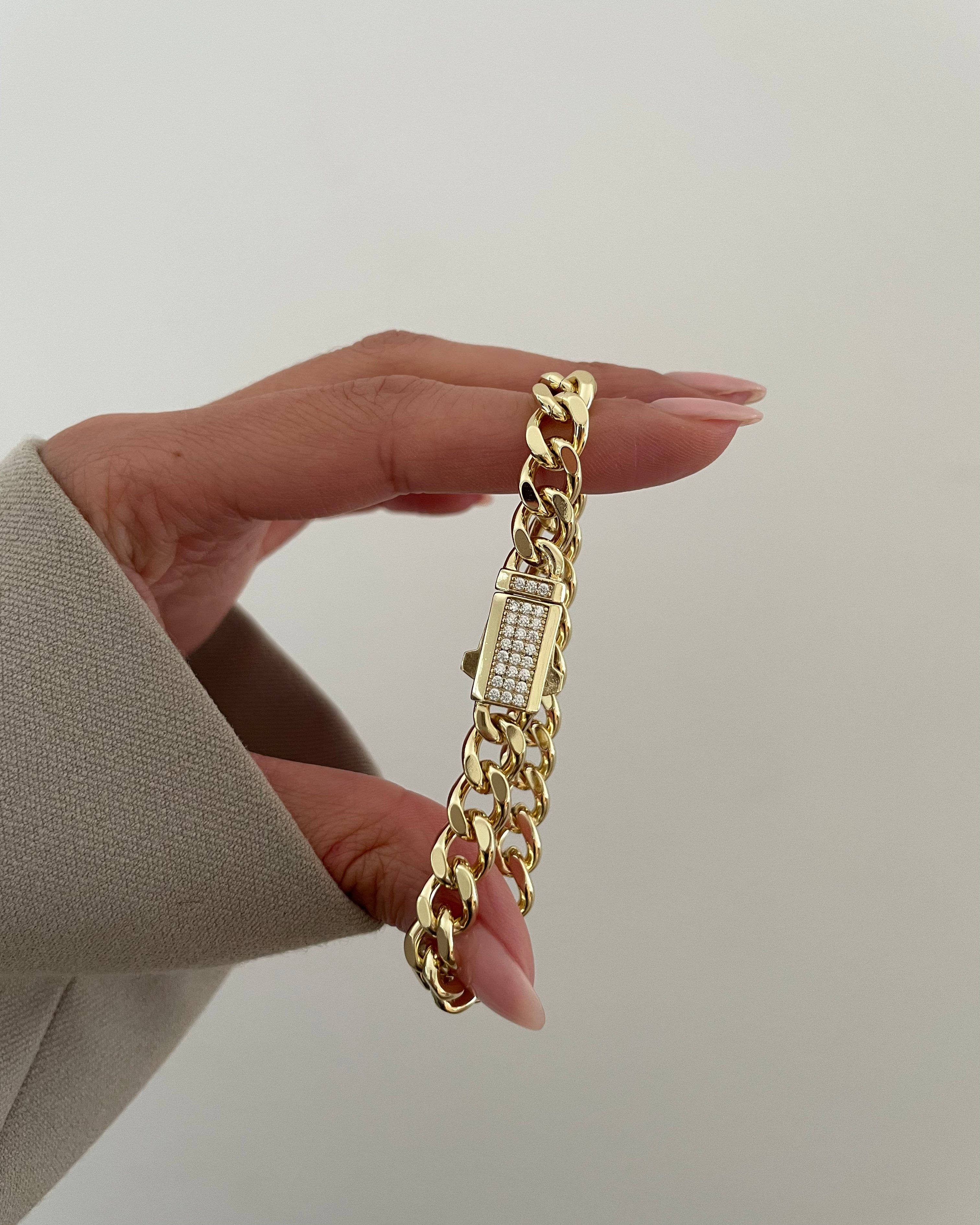 Armband VIP Gourmet Classic -14K vergoldet