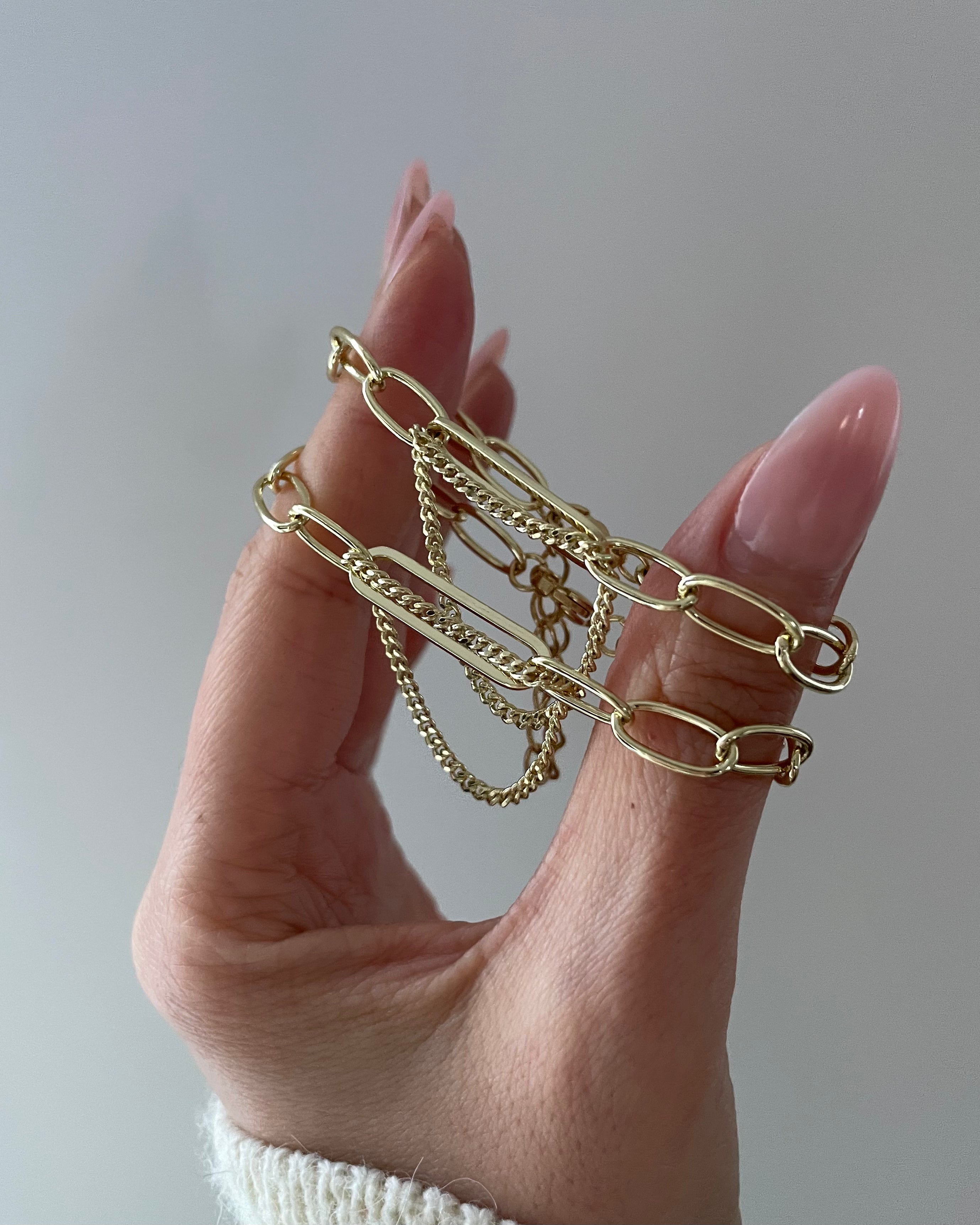 Armband VIP Chain -14K vergoldet