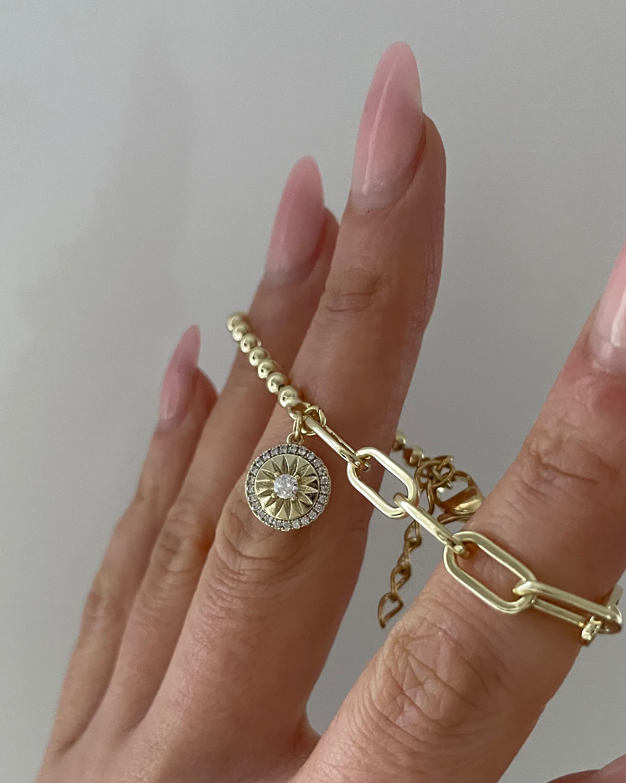 Armband VIP Charm Star -14K vergoldet