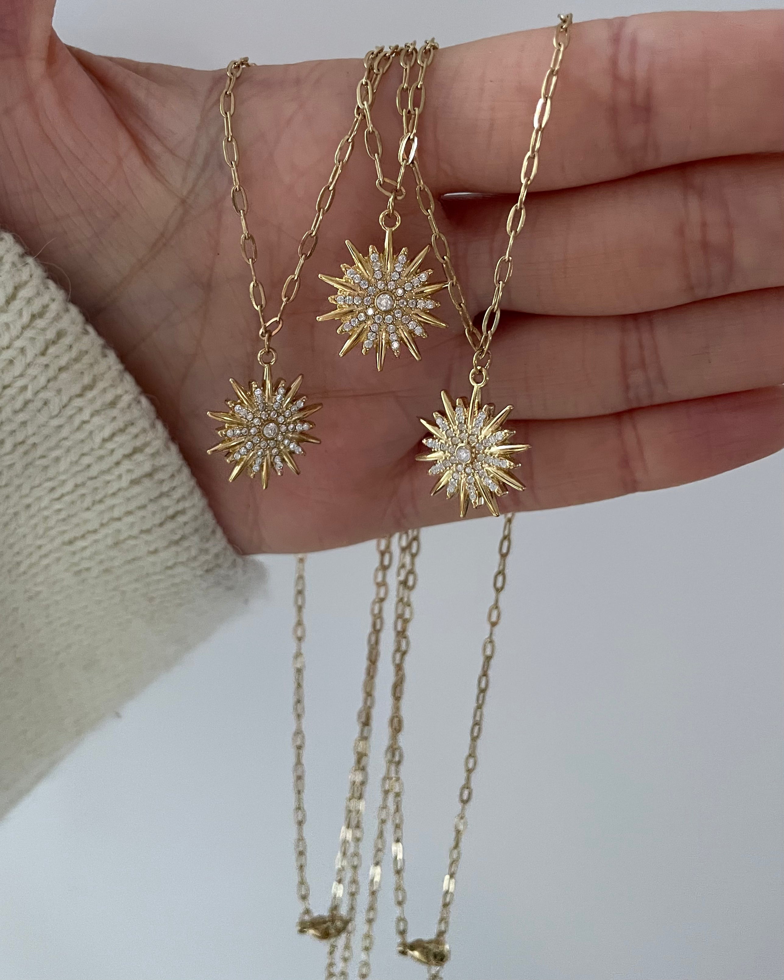 Kette Premium Star -18K vergoldet