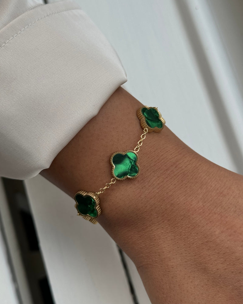 Armband Clover Luxe Green