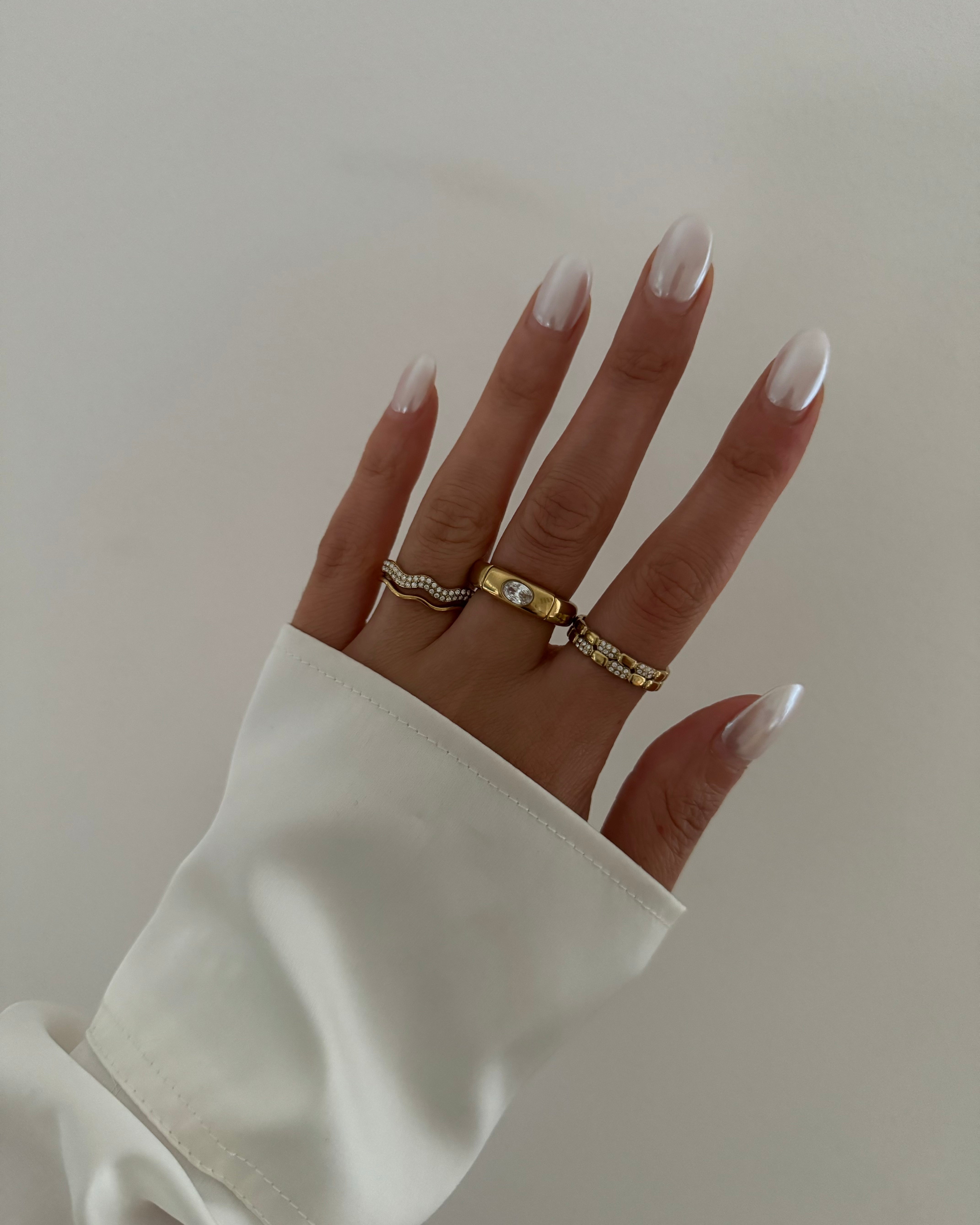 Ring Chic Cube -18K vergoldet