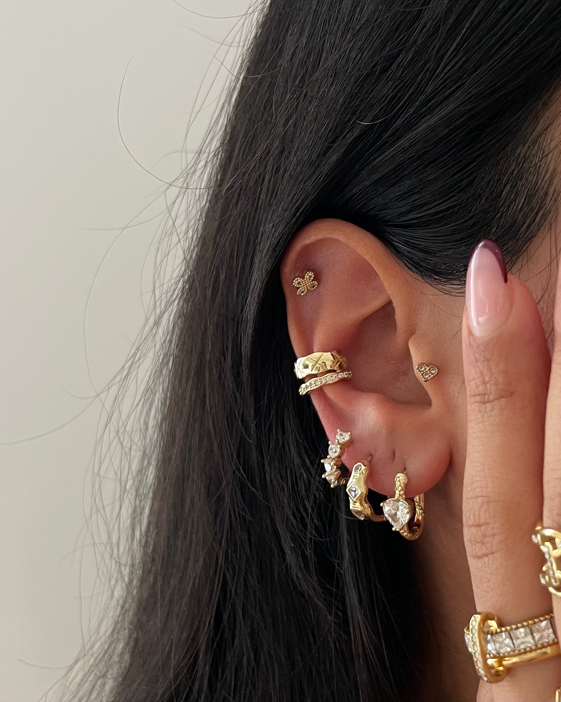 Ohrringe VIP Love -14K vergoldet