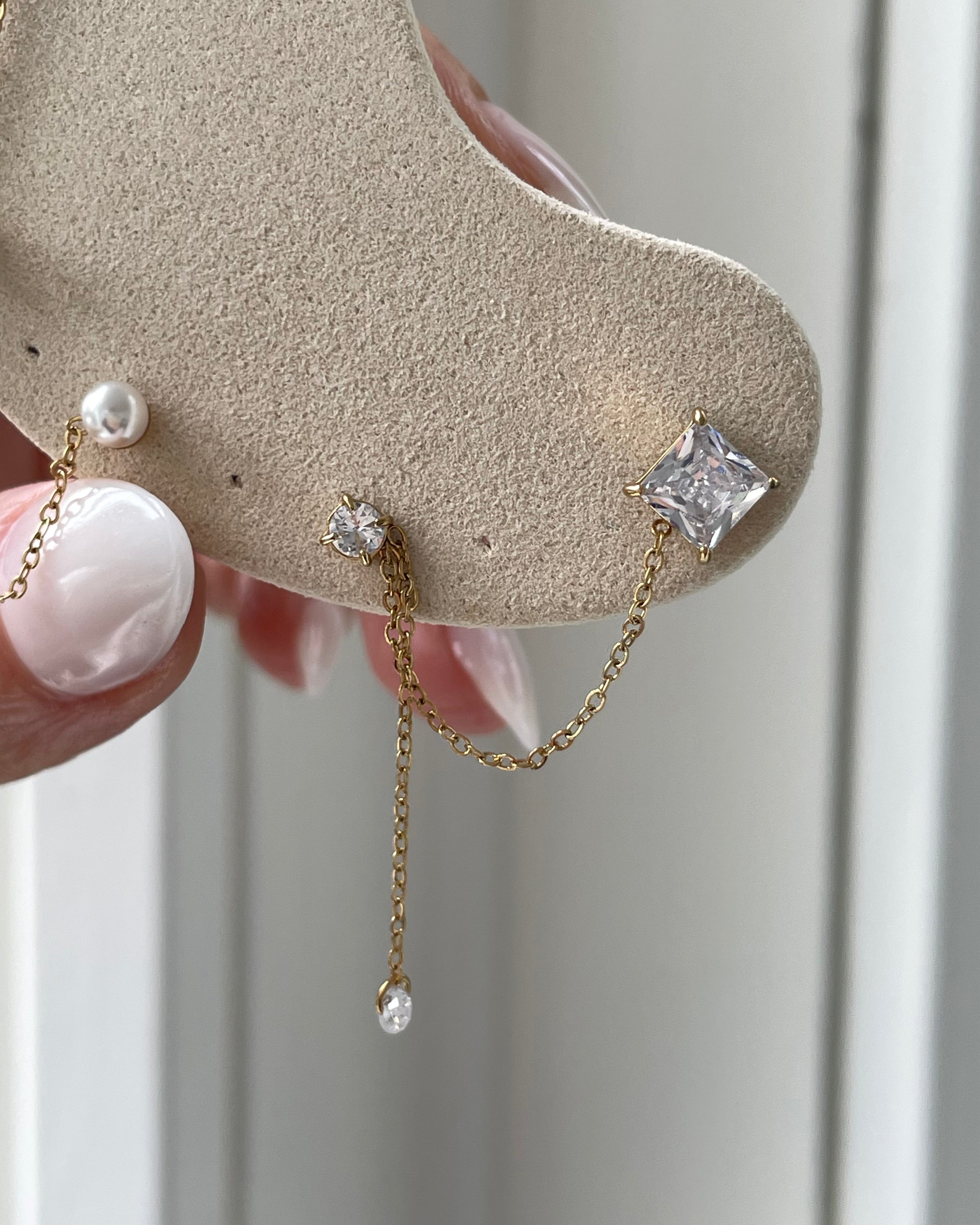 Ohrring Chain Diamonds ( LIMITED EDITION )