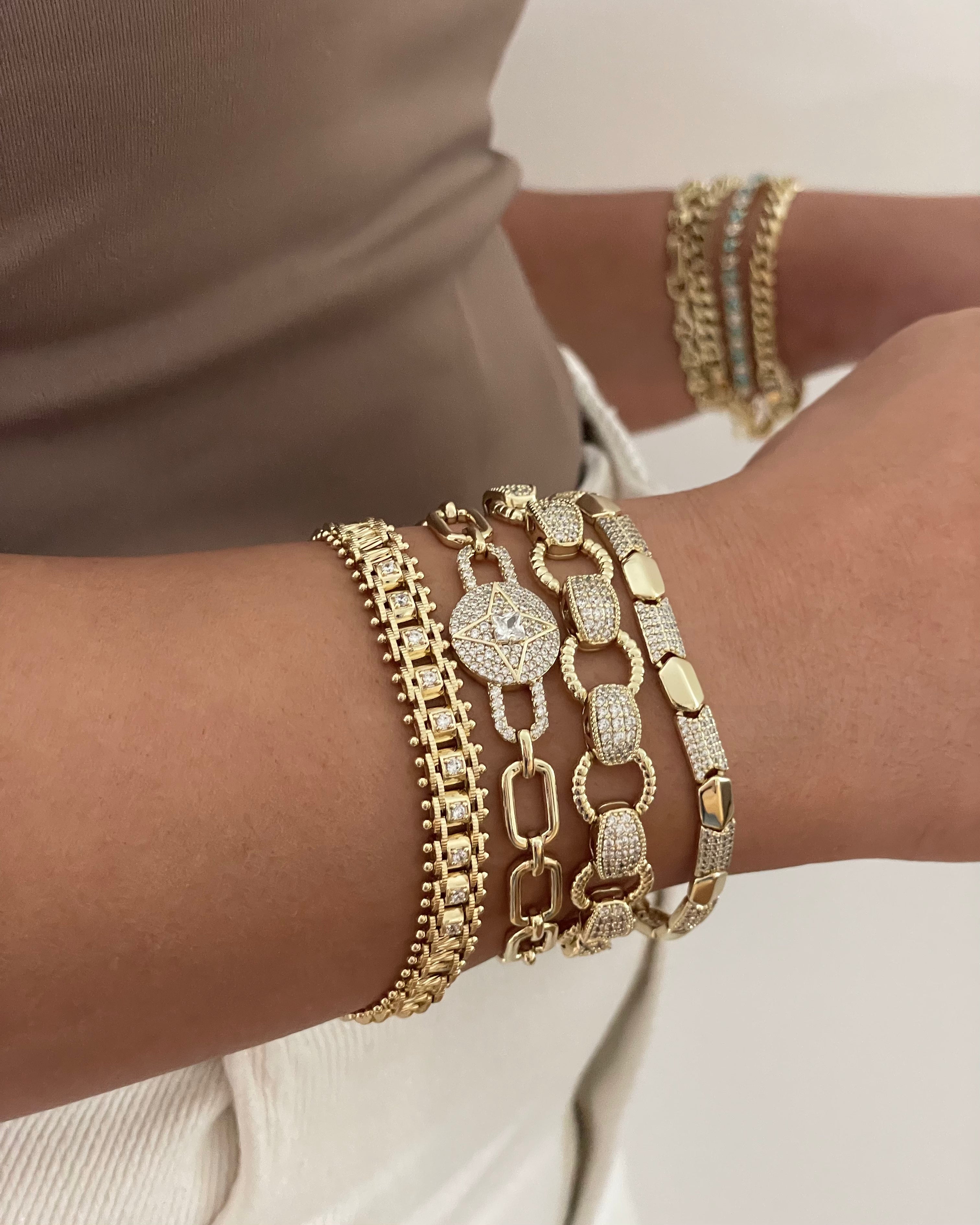 Armband VIP Chain North Star -14K vergoldet