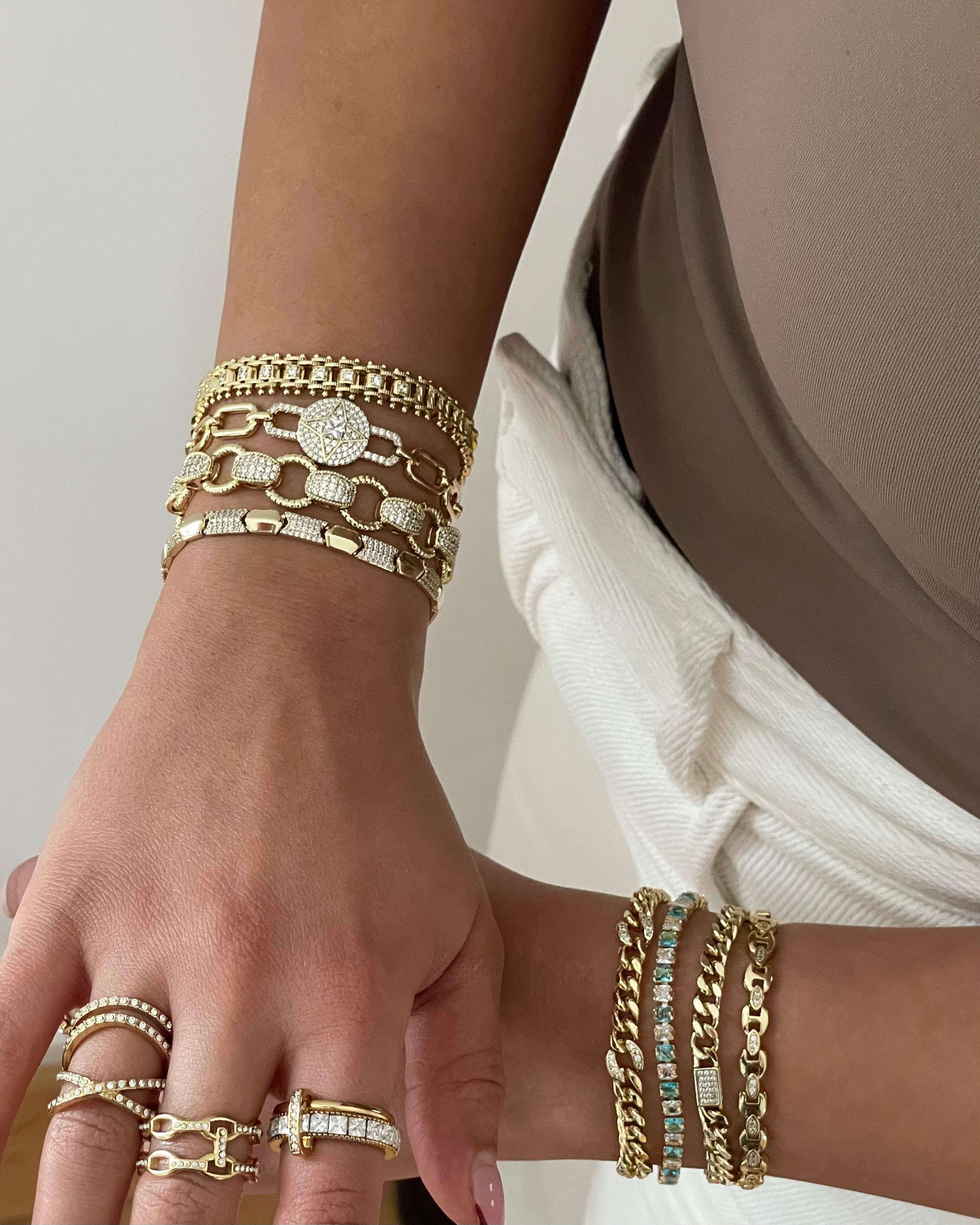 Armband VIP Chain North Star -14K vergoldet