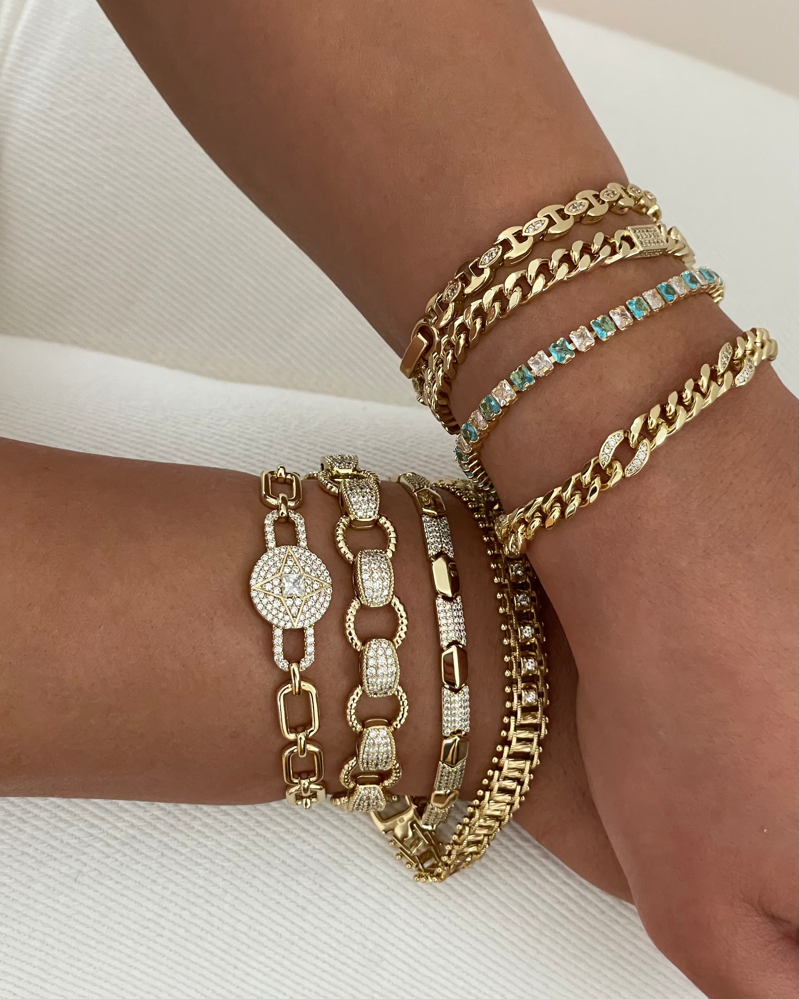 Armband VIP Chain Elegance -14K vergoldet