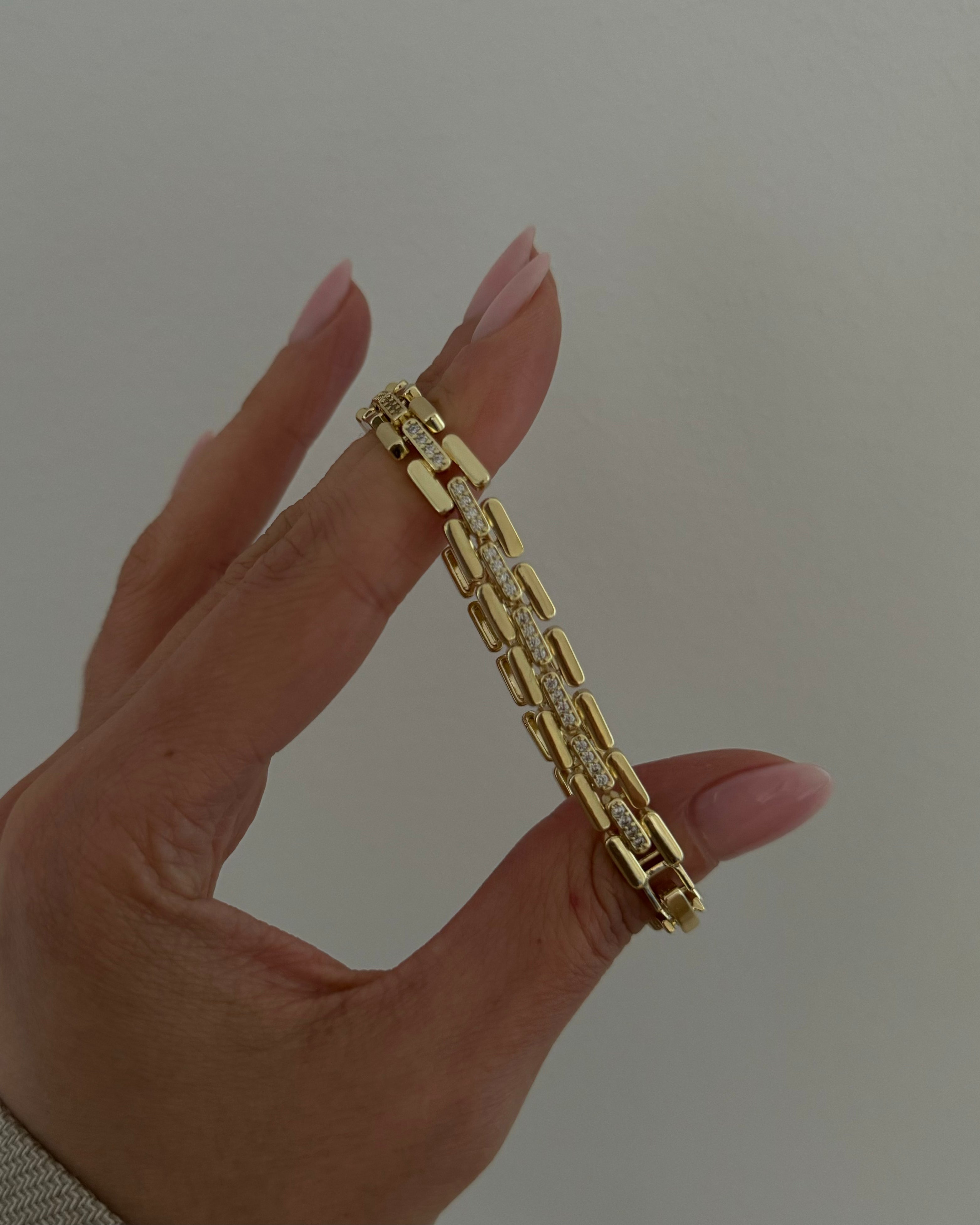 Armband VIP Chain Line -14K vergoldet