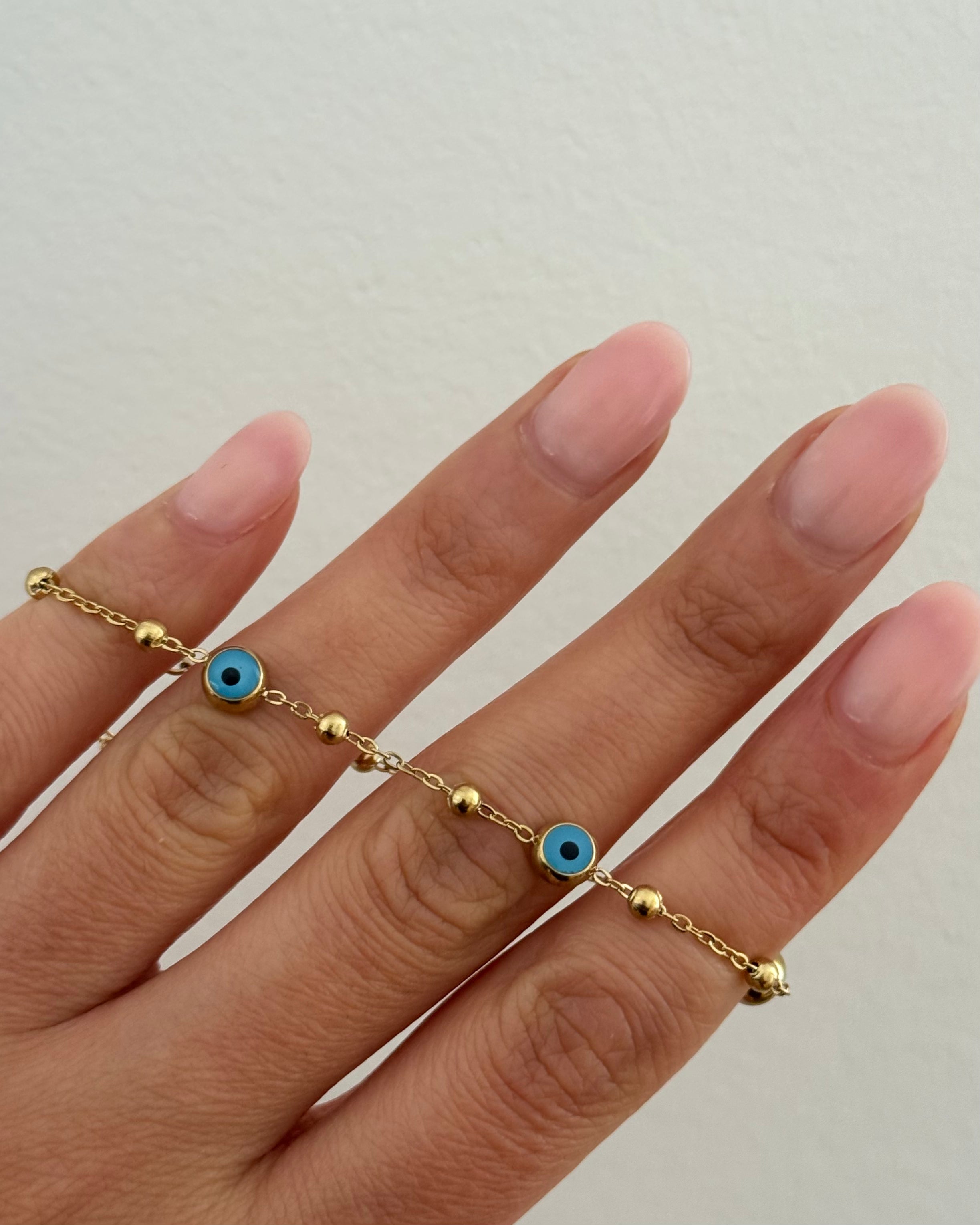 Armband Nazar -18K vergoldet